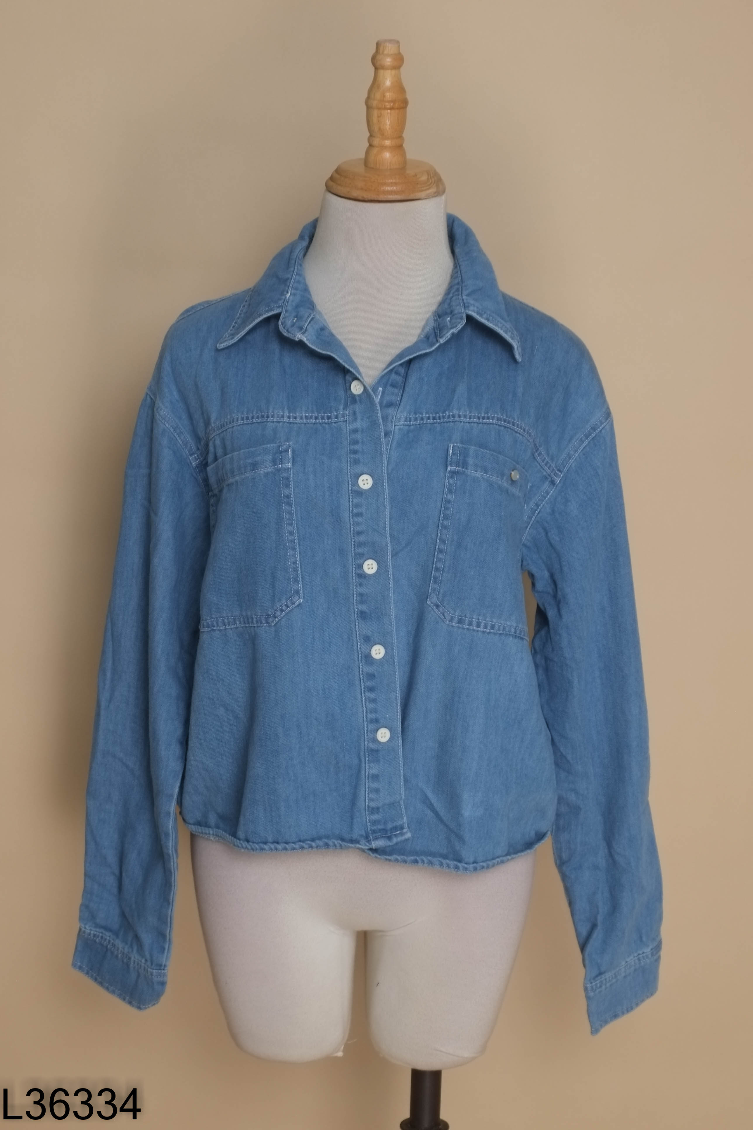 Áo khoác jeans WEARELAB xanh crotop