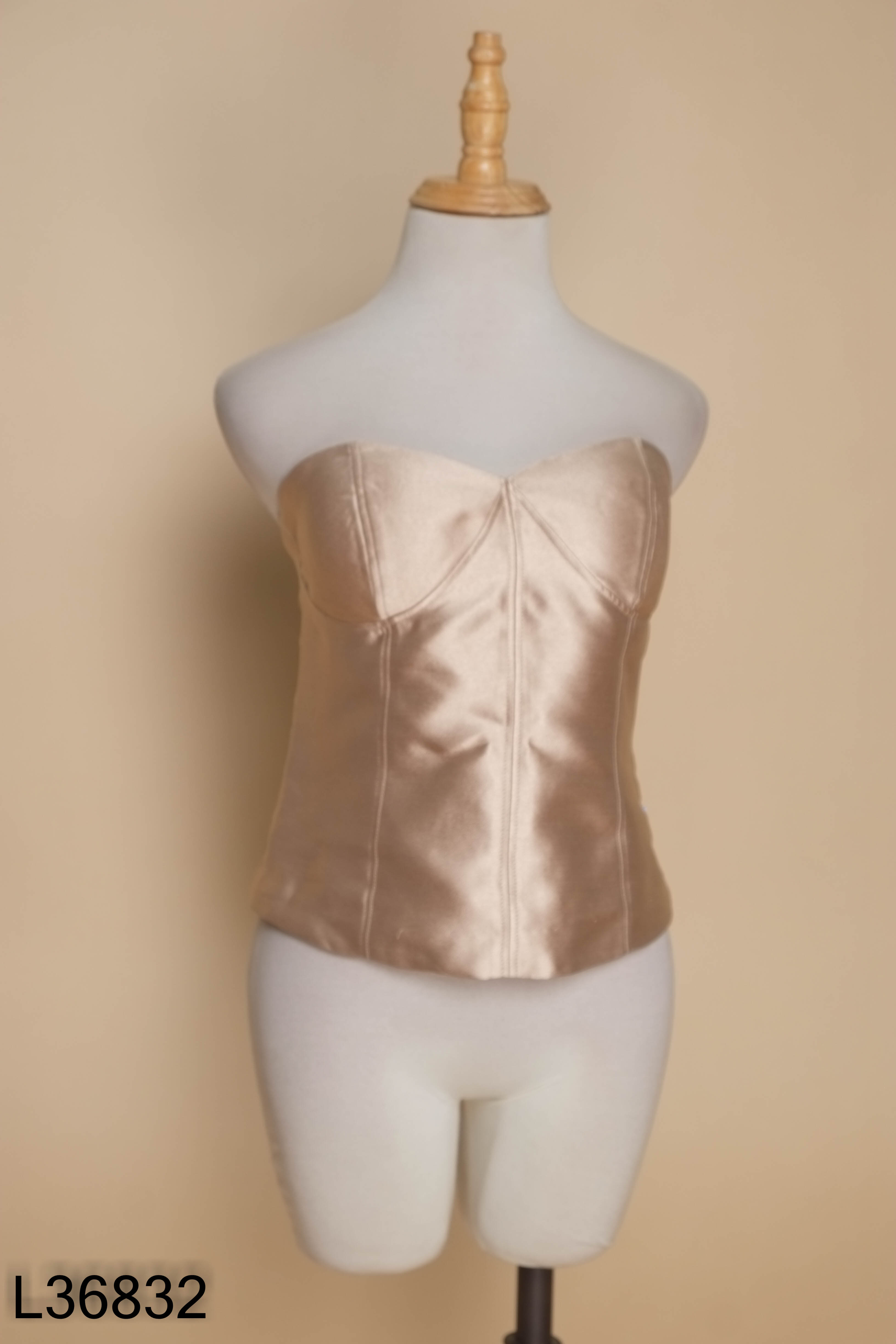 Áo corset NEM nâu