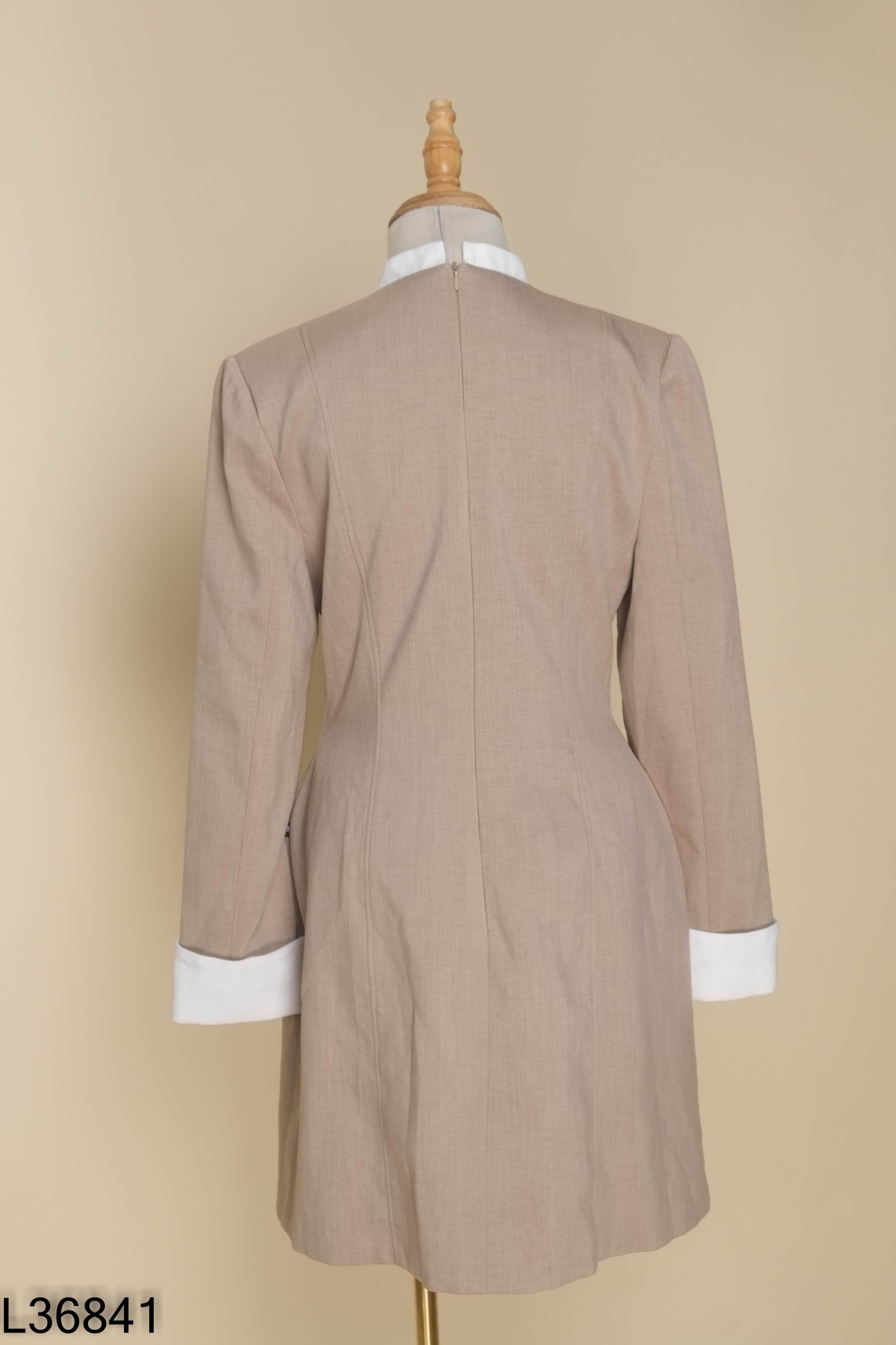 Váy nâu JM DRESS dài tay