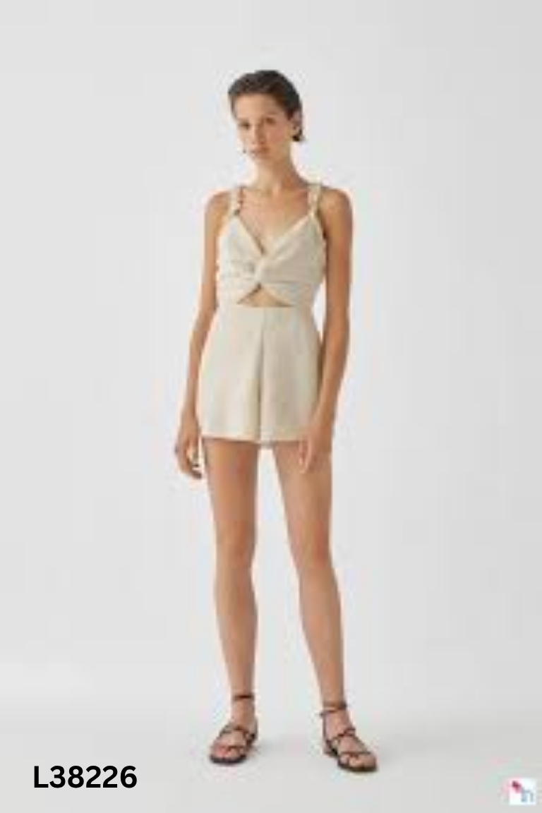 NEWTAG Jumpsuits hai dây PULL BEAR be xoắn ngực