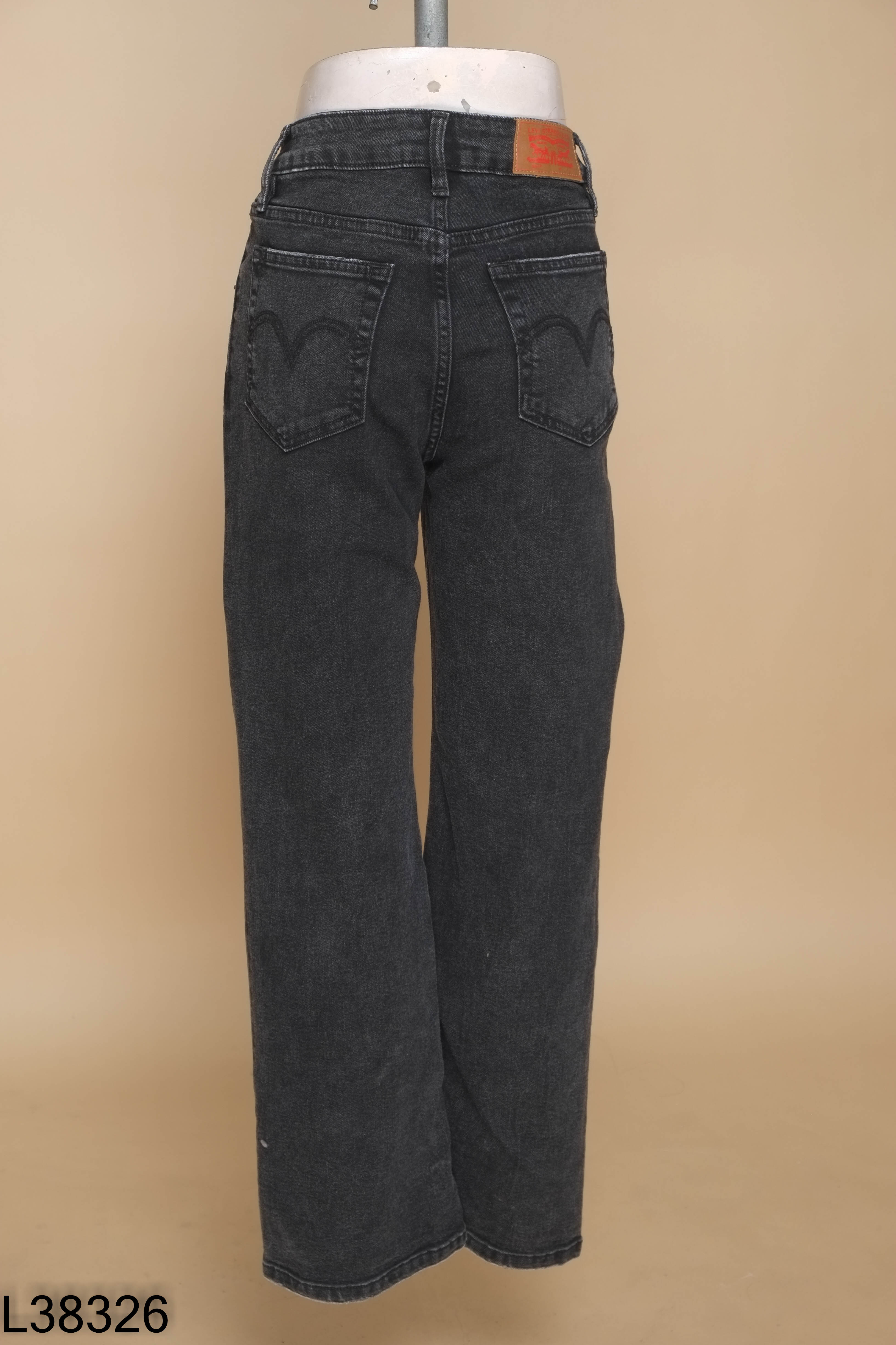 Quần jeans LEVI'S xám trơn (xuất)