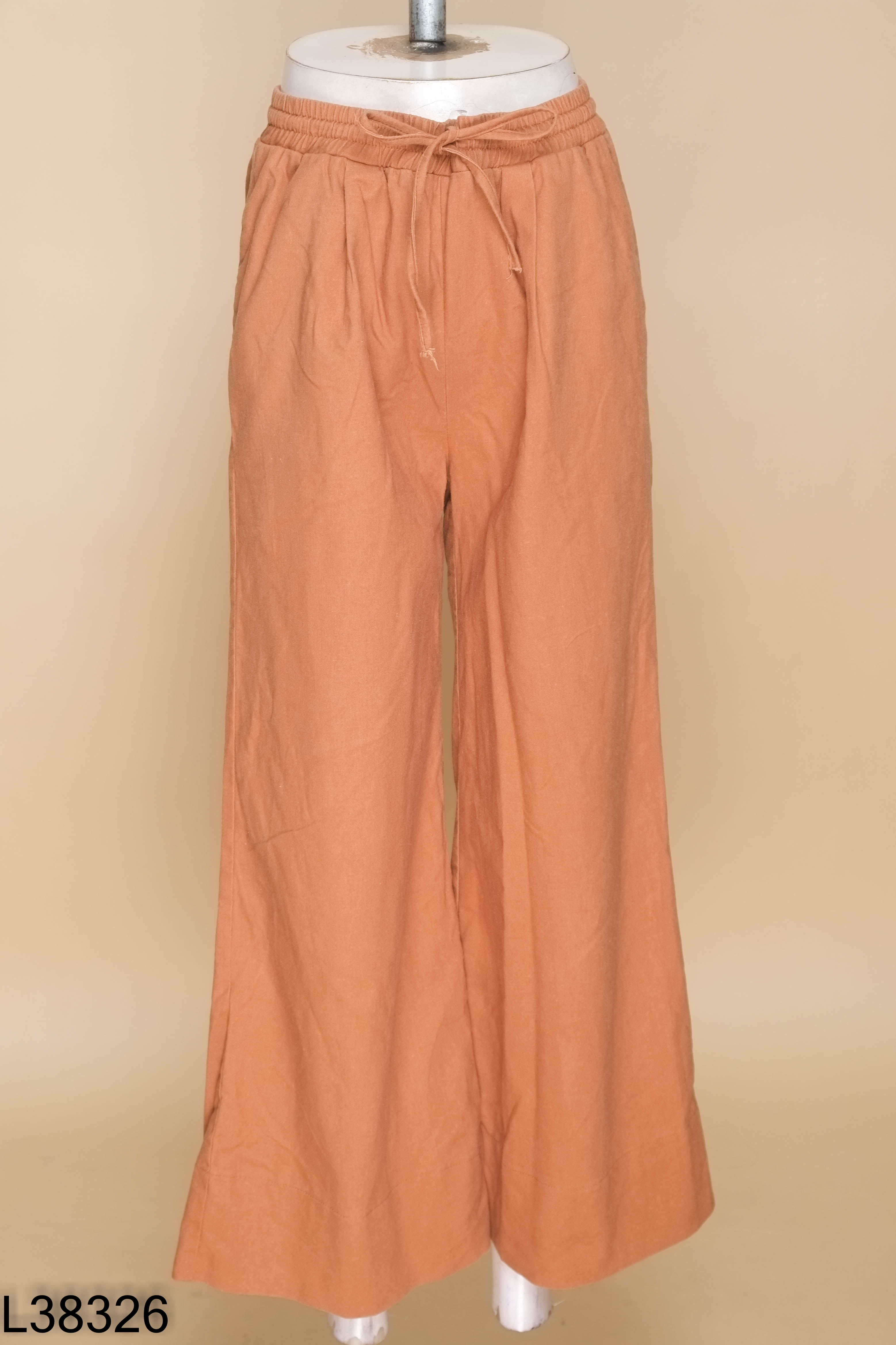 Quần jeans nâu eo chun