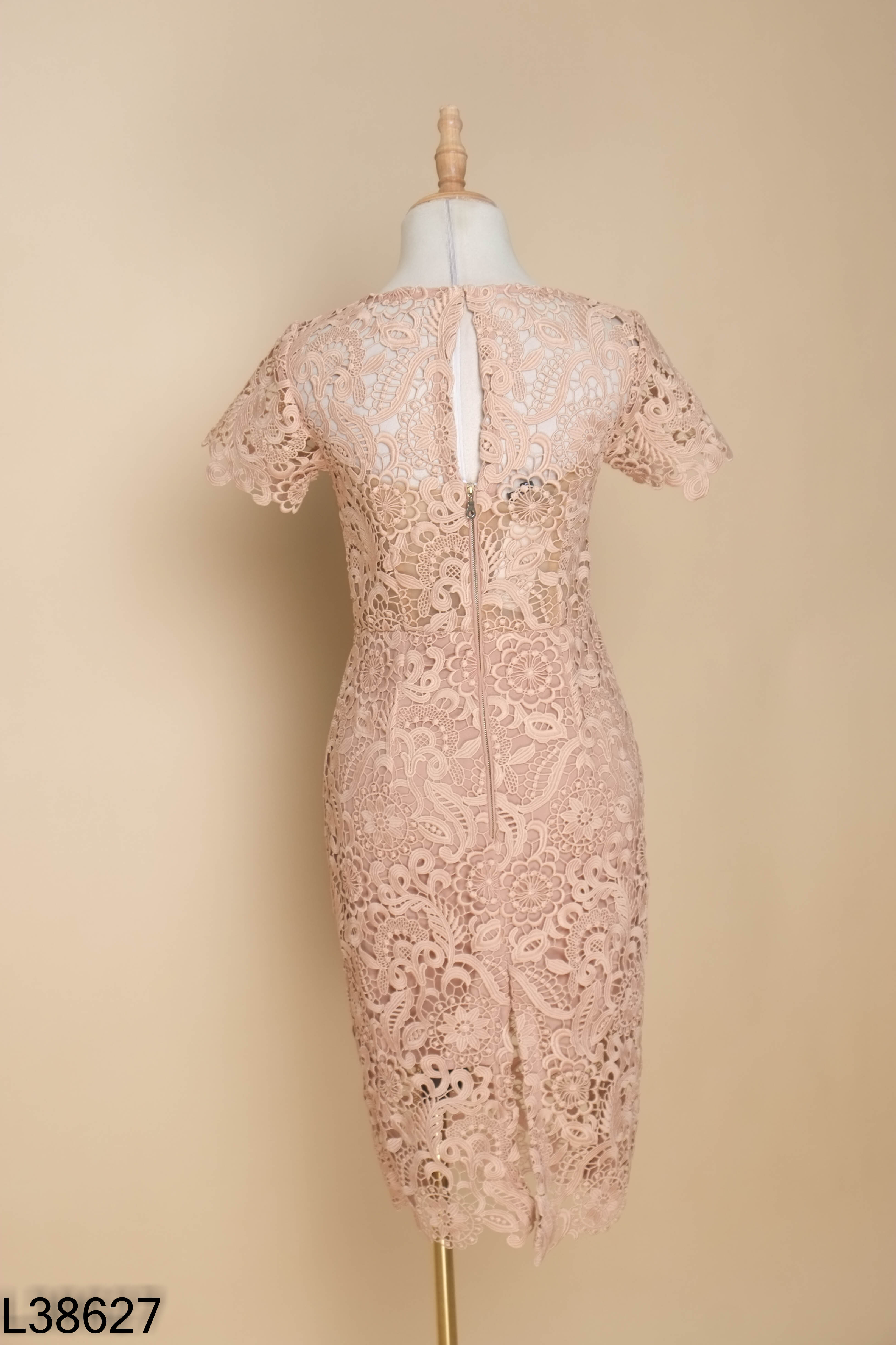 Váy ren be nâu HUONG BOUTIQUE