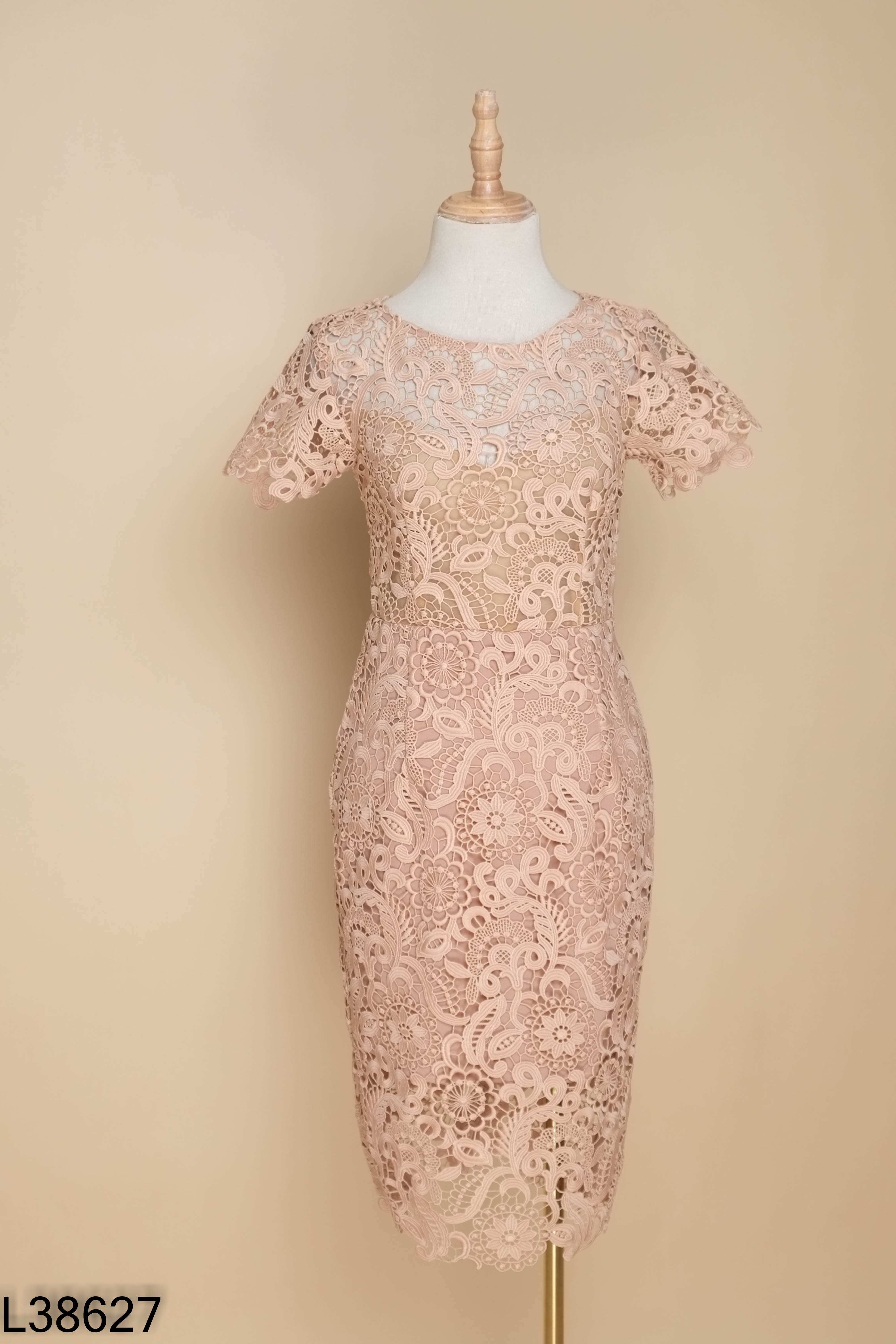Váy ren be nâu HUONG BOUTIQUE