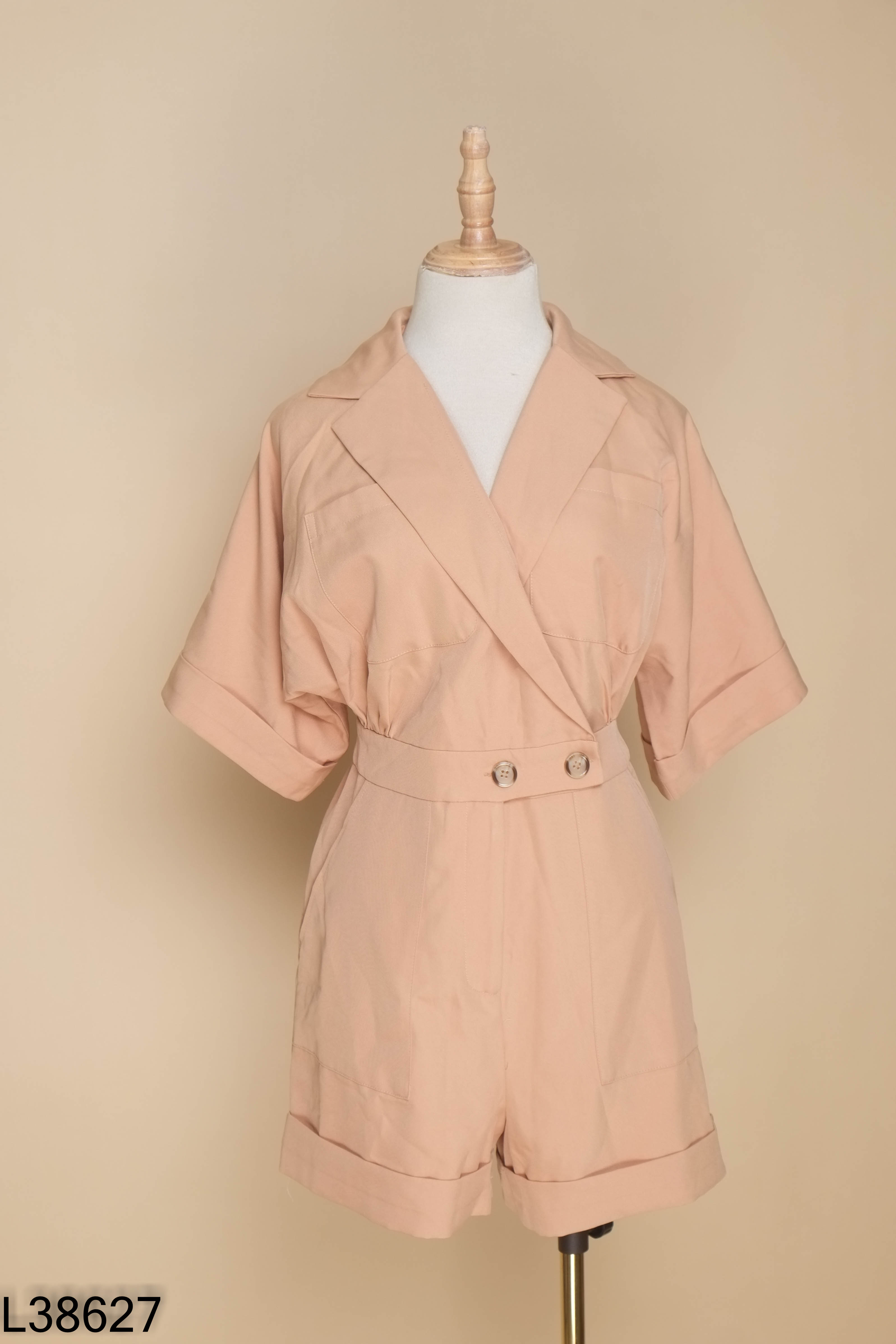 Jumpsuit be GUMAC phối kiểu vest