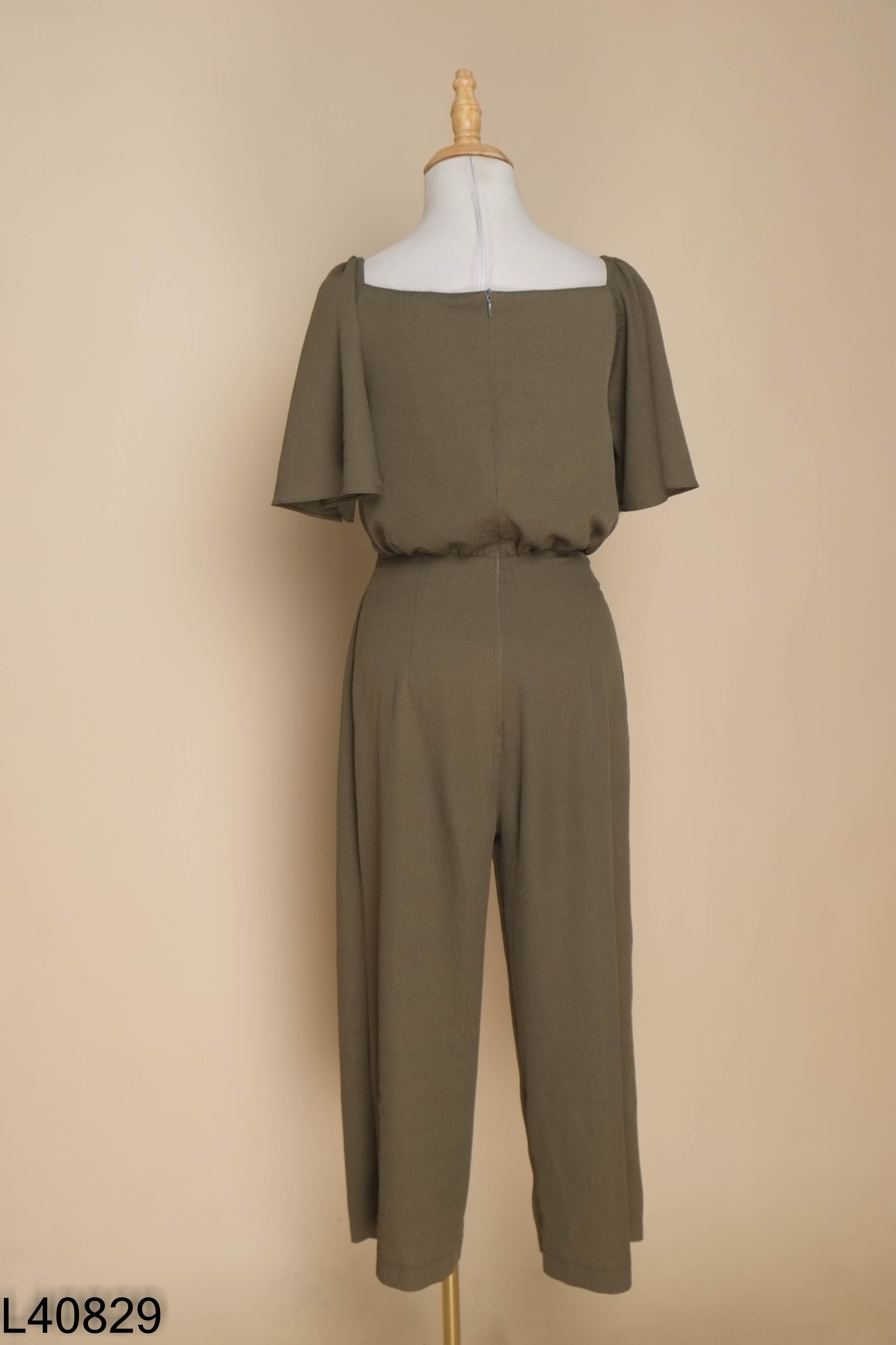 Jumpsuits OYSTER AND SNAIL xanh trơn