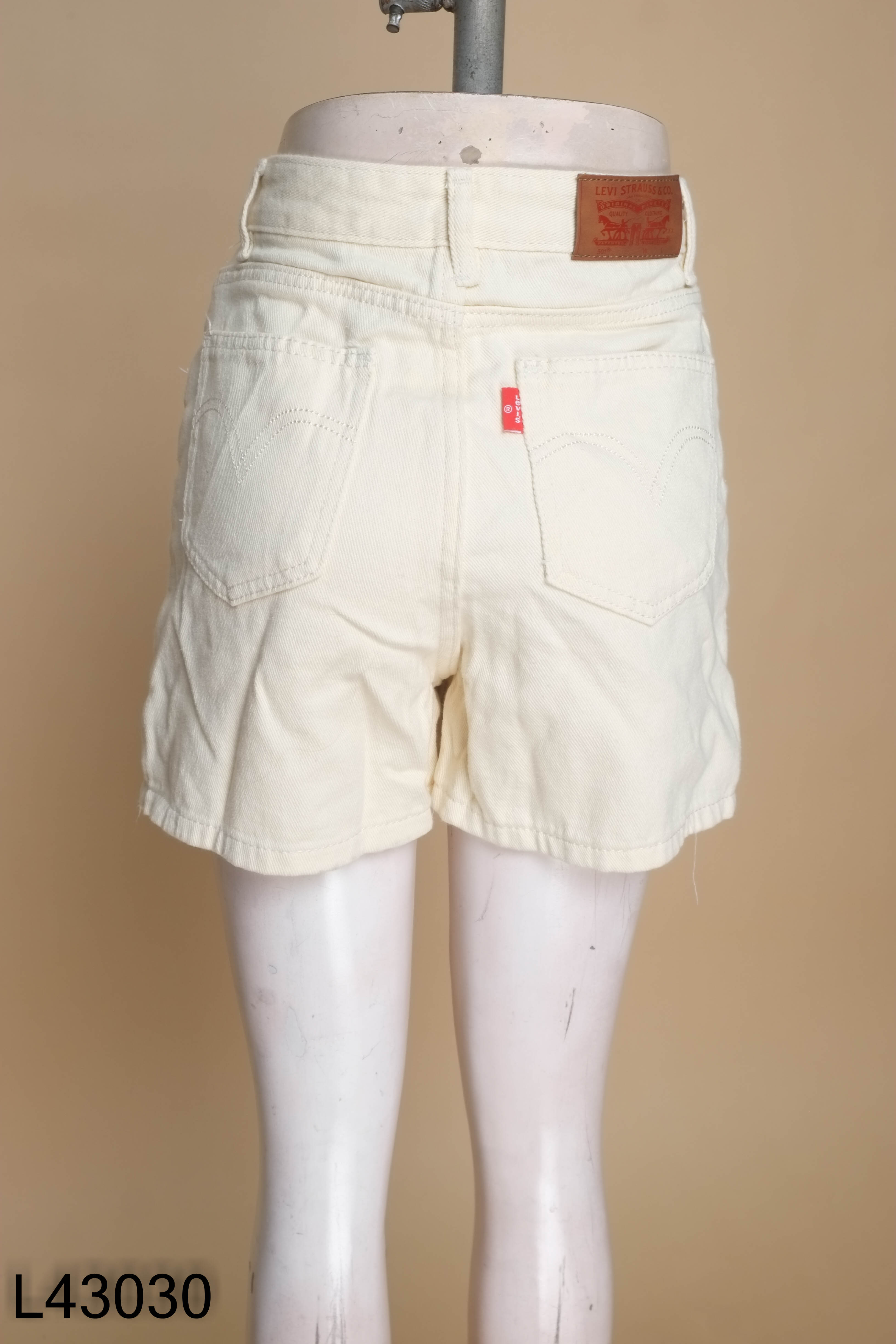 NEWTAG Quần giả váy jeans be