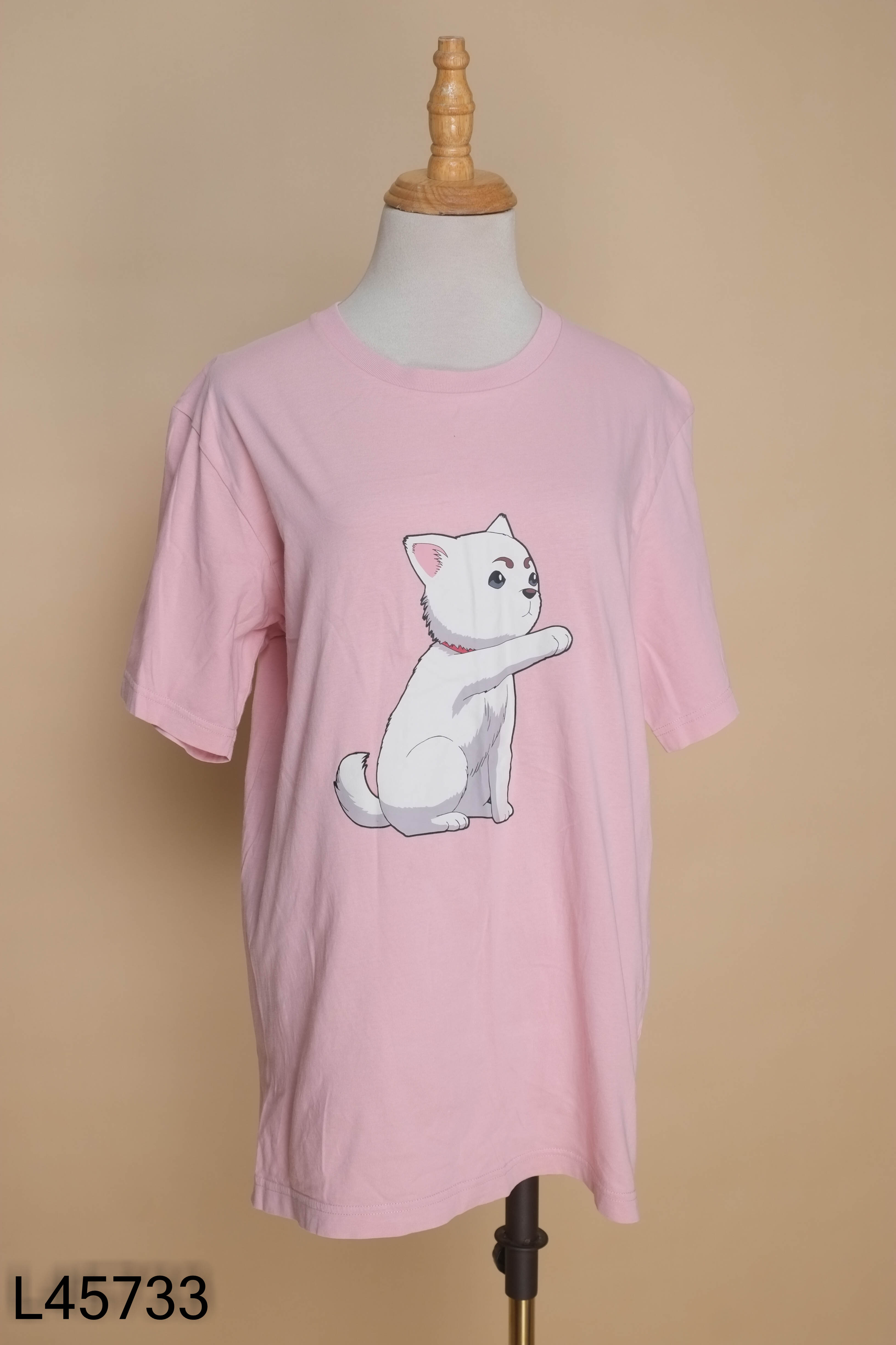 Áo thun UNIQLO hồng in động vật