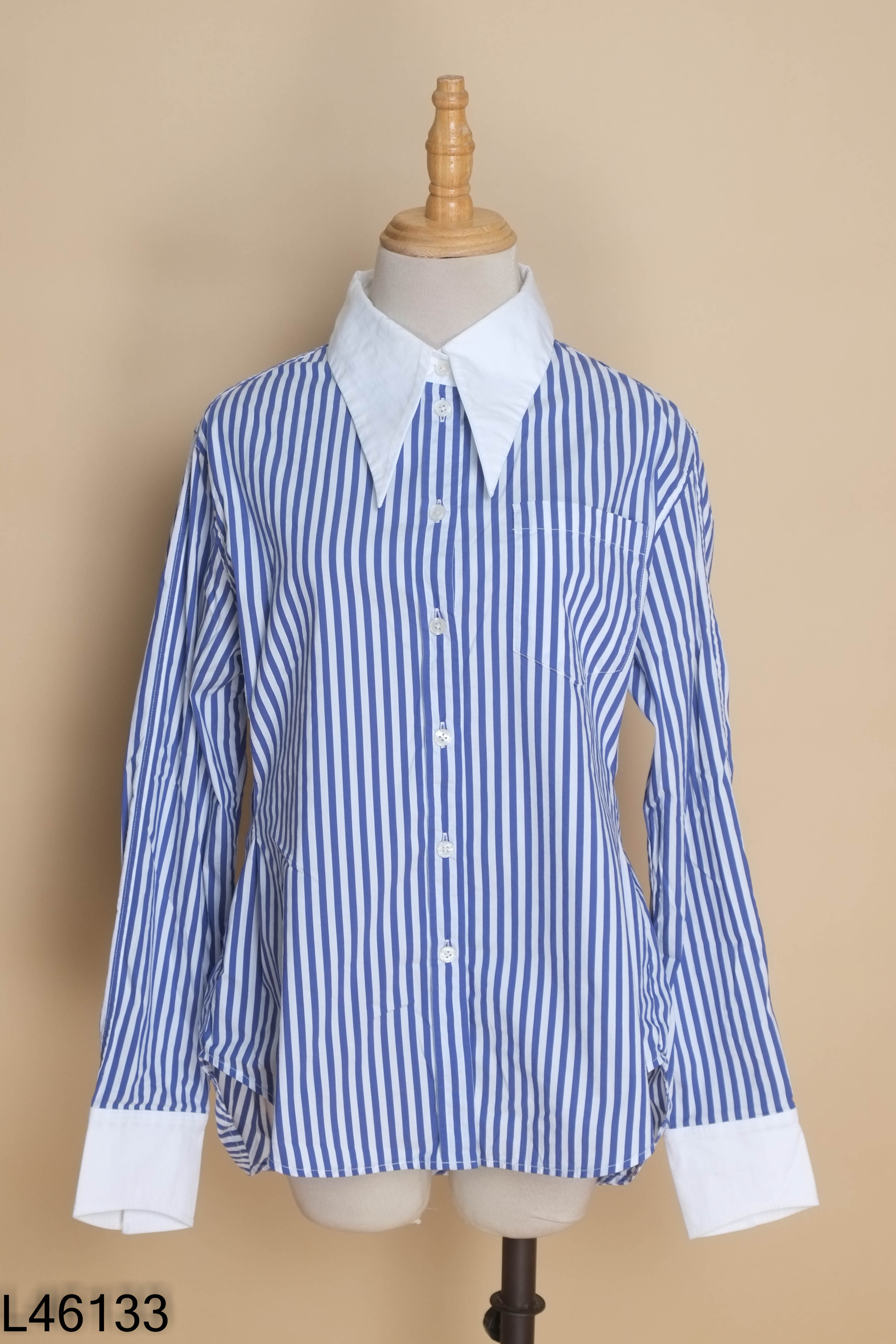 Áo sơ mi xanh kẻ STYLE LOUNGE