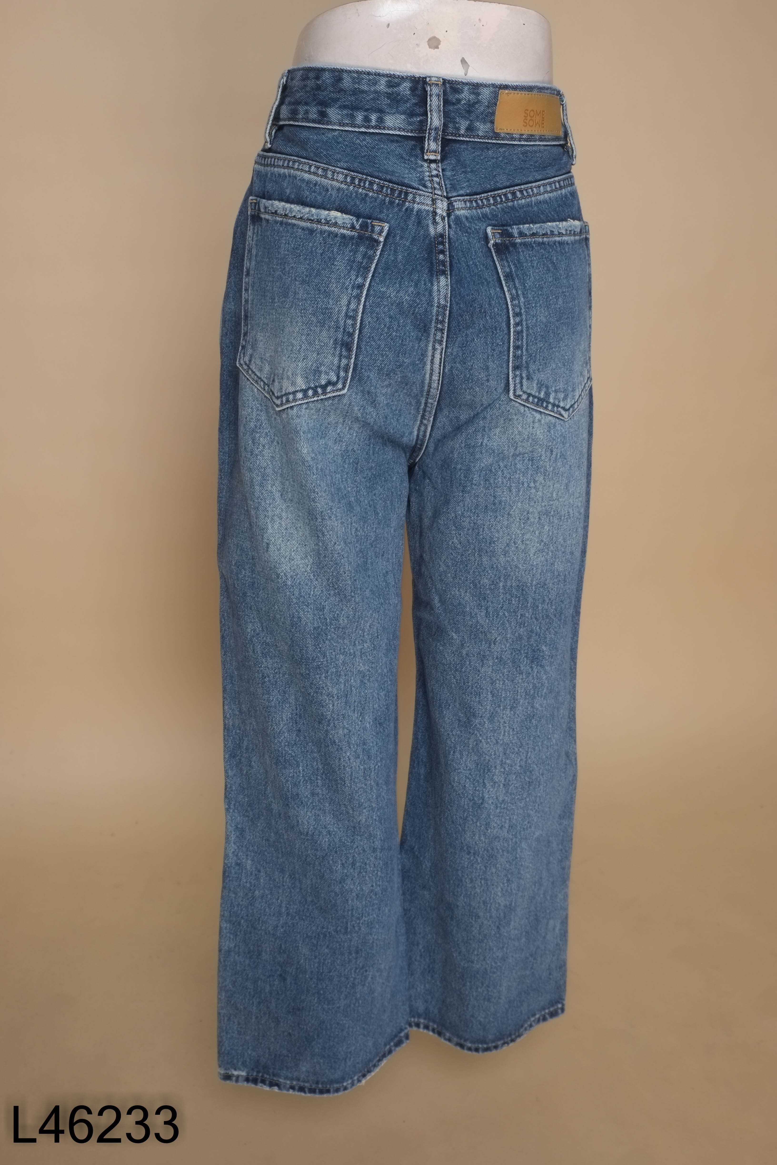 Quần jeans xanh SOME SOWE dáng suông