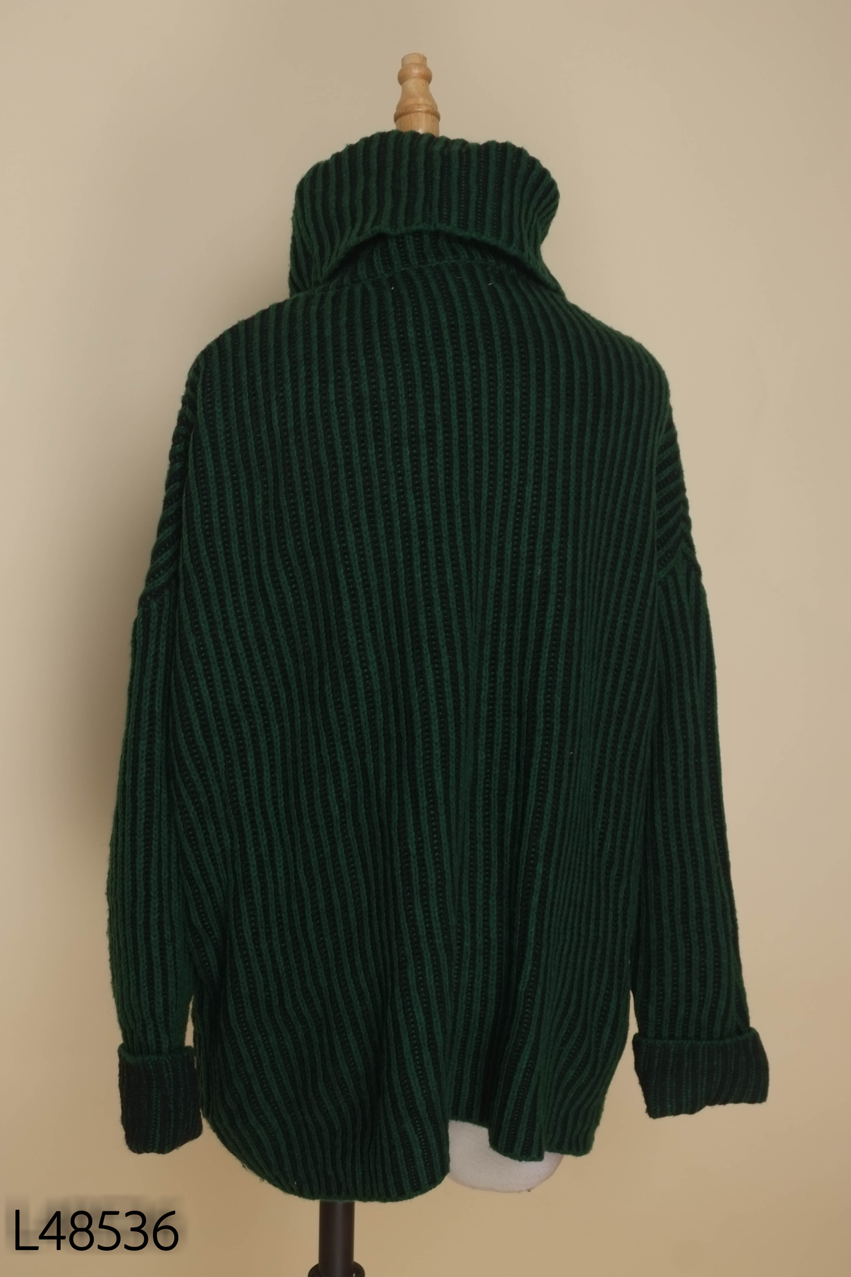 Áo len ZARA KNIT xanh len cổ lọ