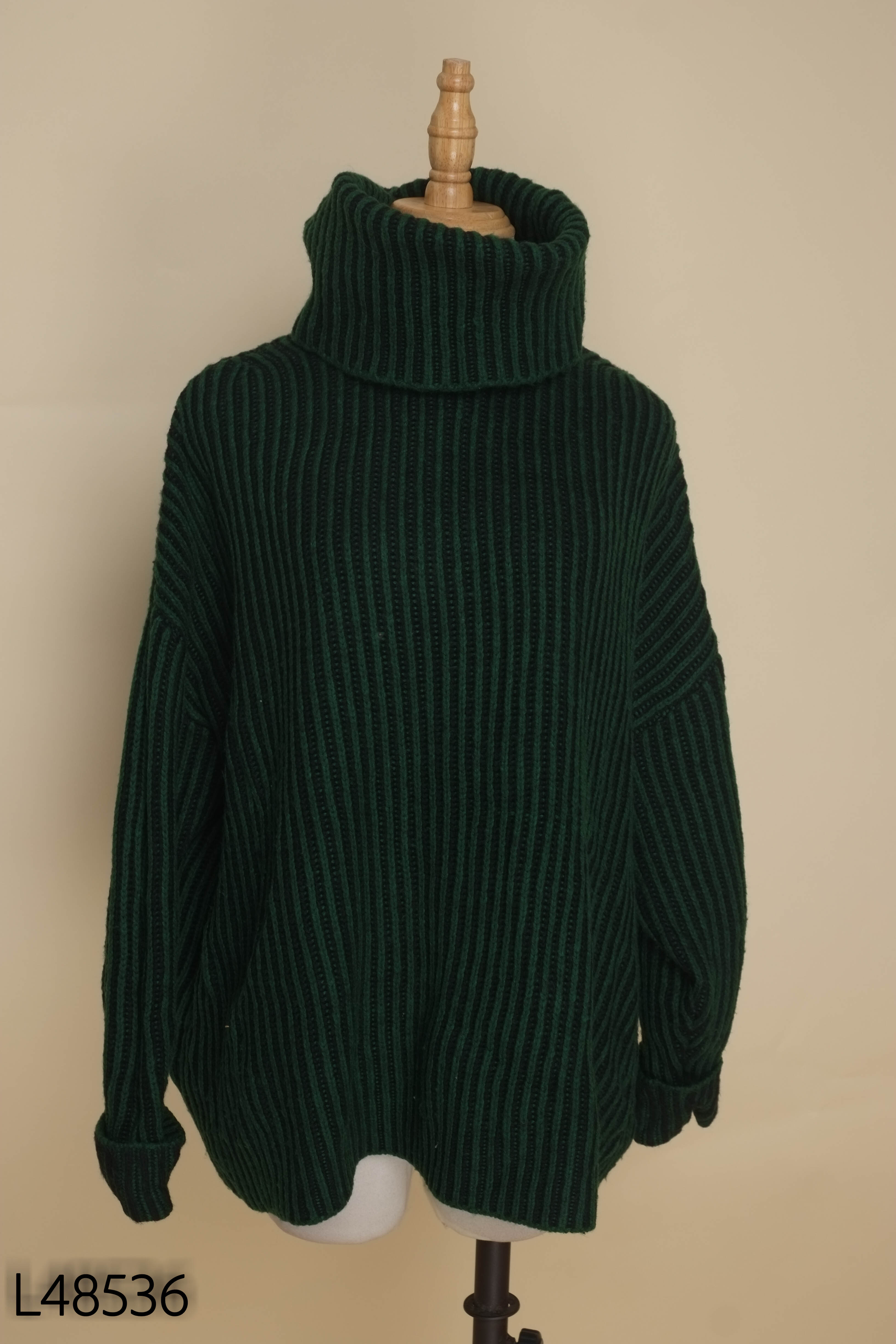 Áo len ZARA KNIT xanh len cổ lọ