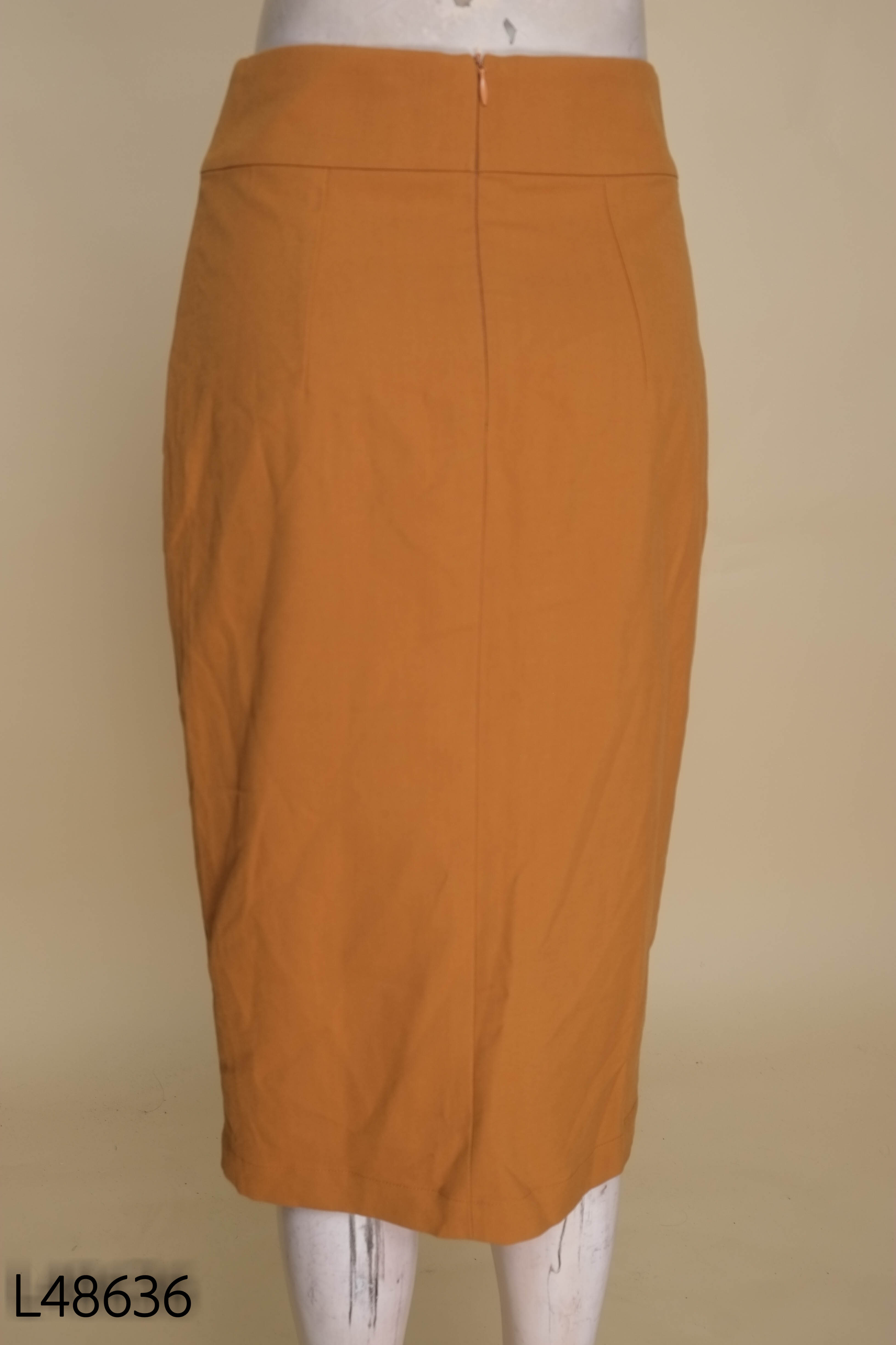Chân váy nâu COCOSIN cúc gỗ