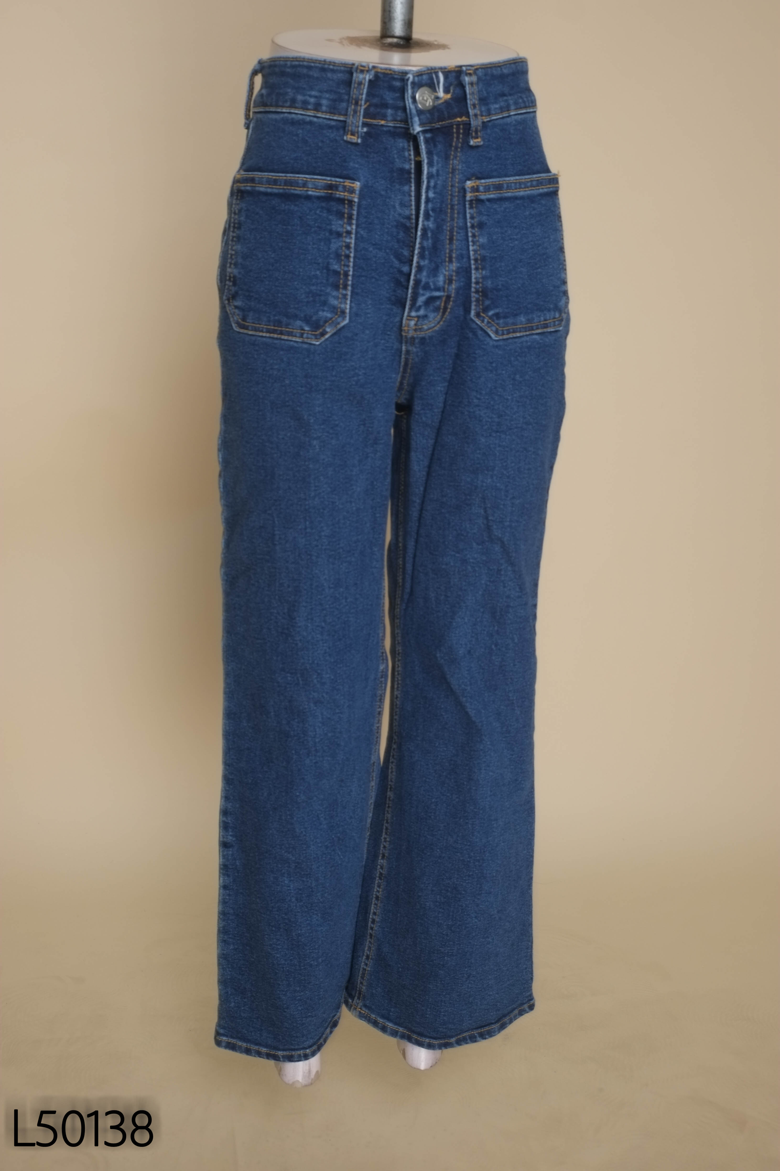 Quần jeans xanh sẫm DEMAR suông