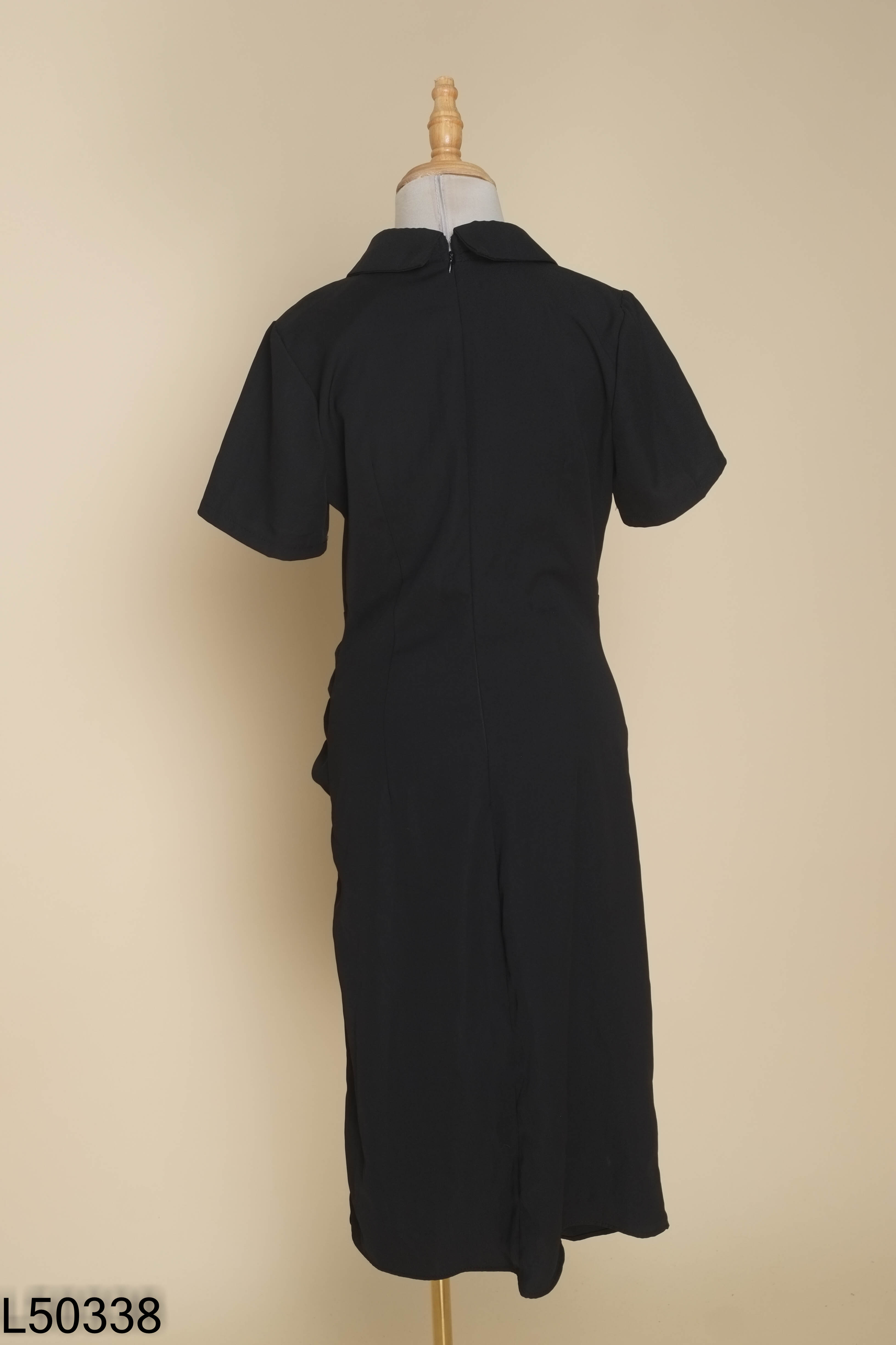 Váy PHUONG PHAN DESIGN đen rúm eo