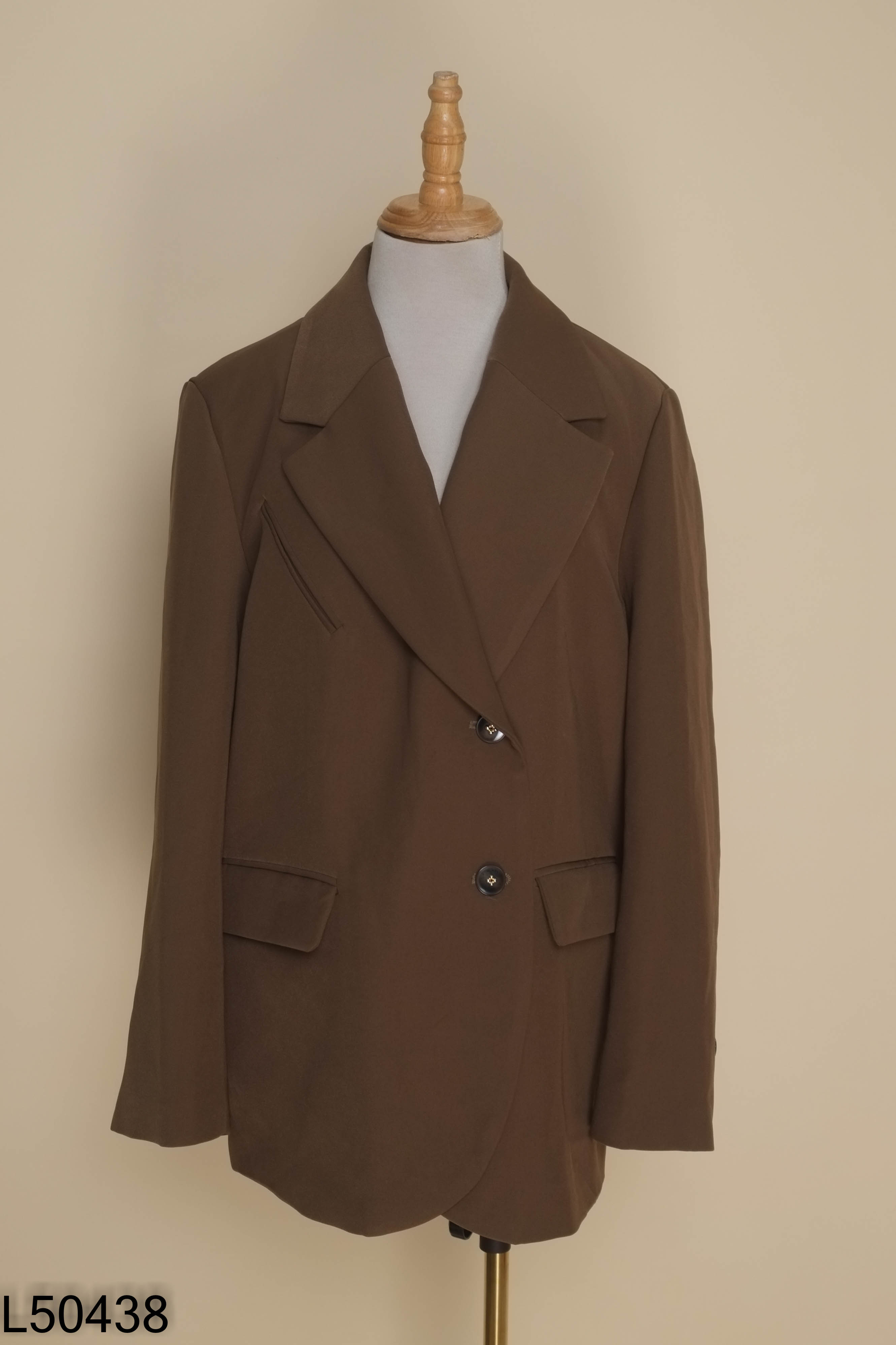 NEWTAG Áo khoác blazer nâu ASM ANNA