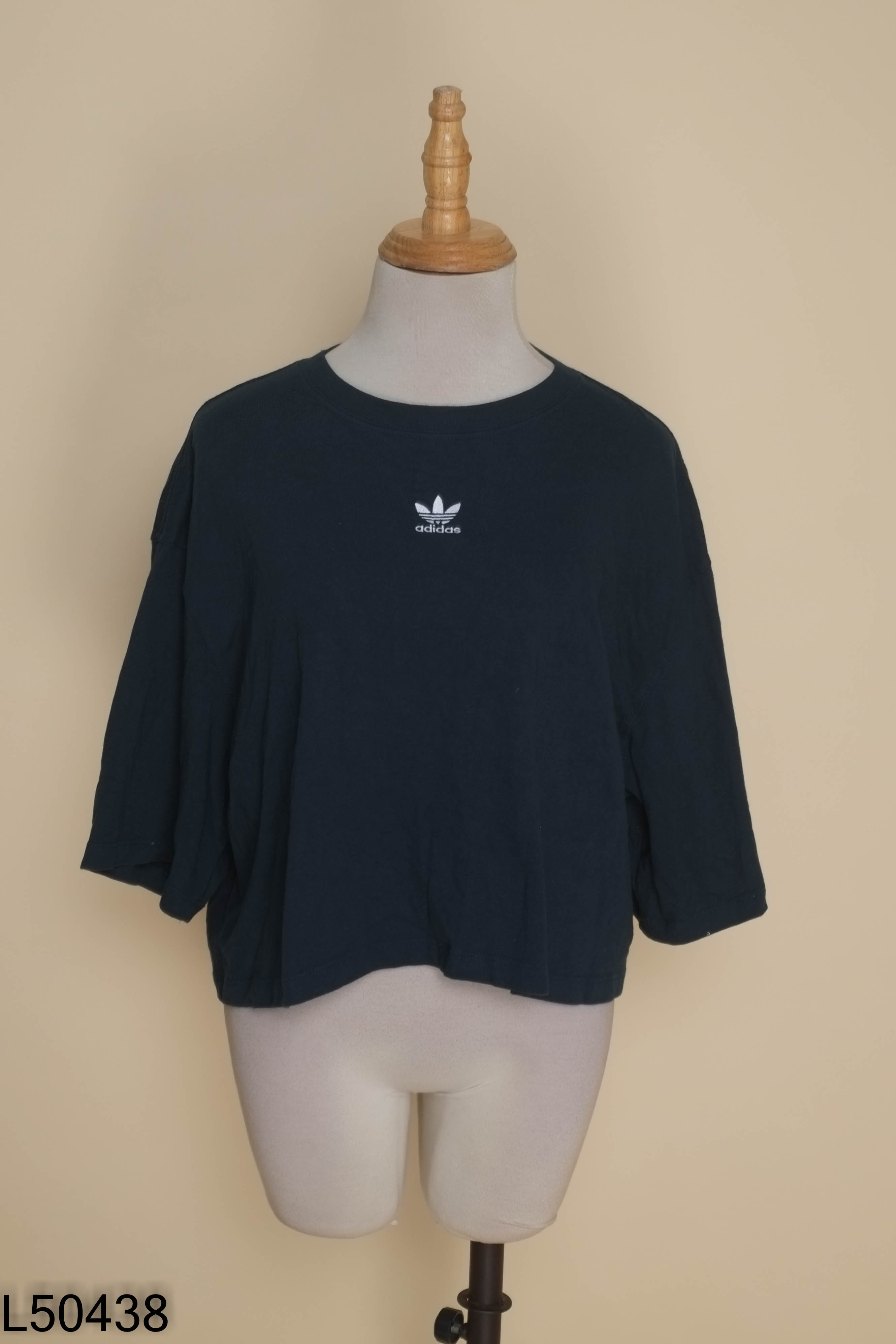Áo thun croptop xanh ADIDAS
