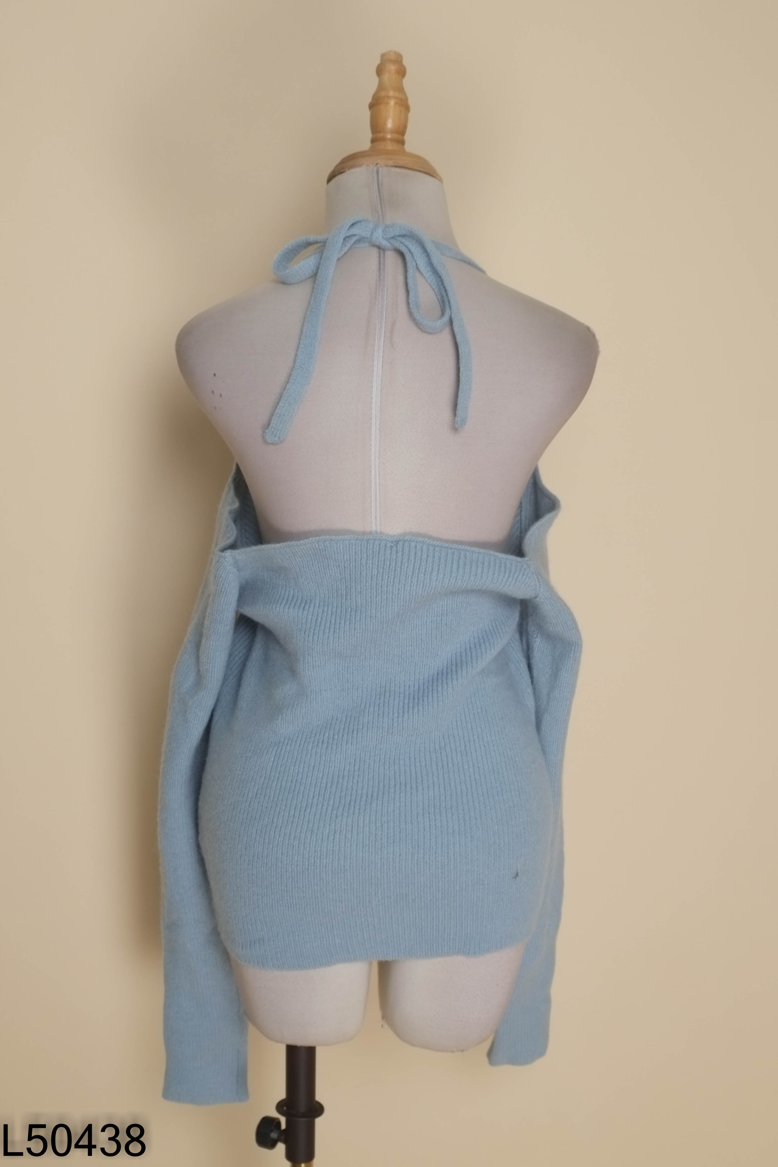Áo len cardigan xanh kiểu