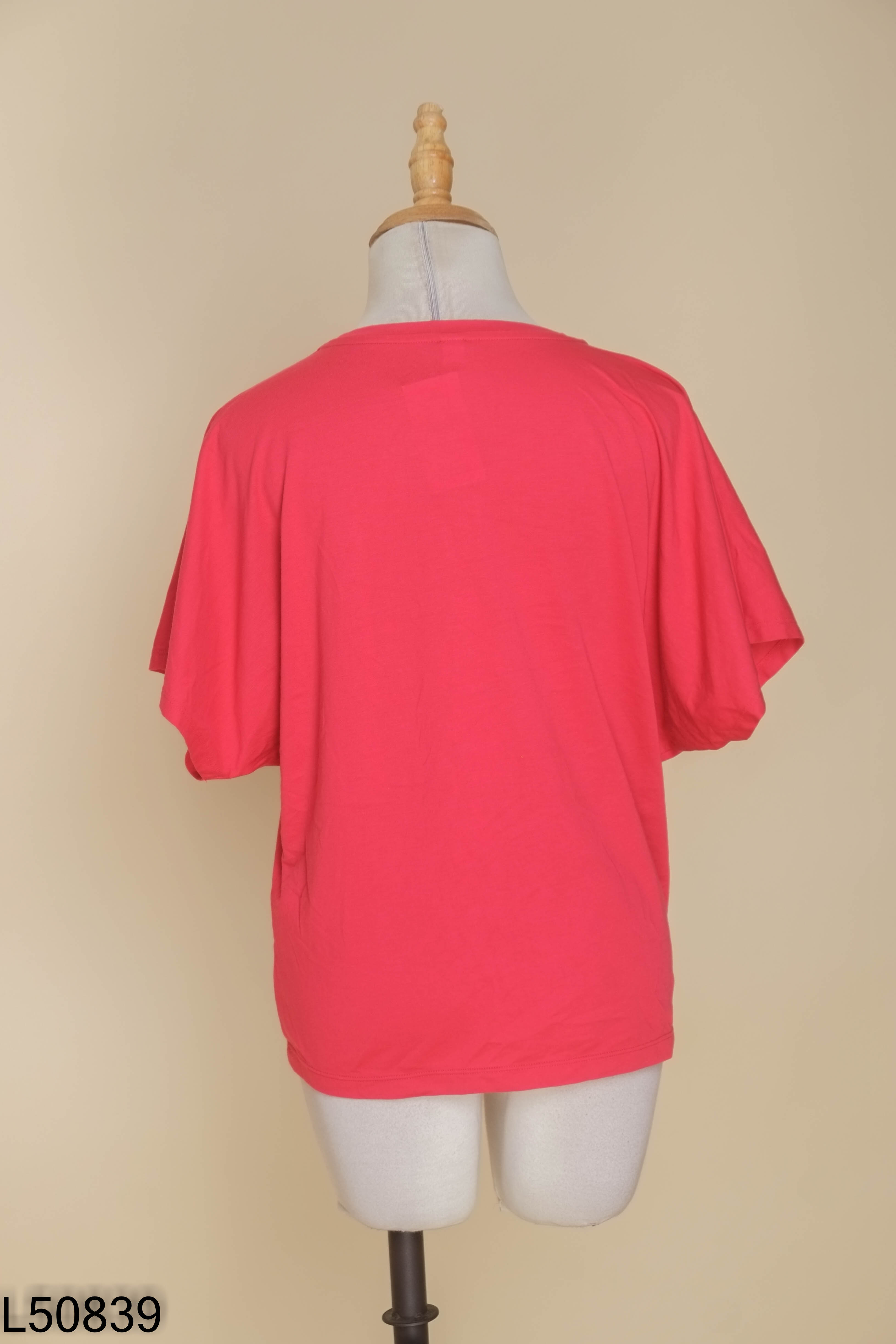 L5083910175-Áo thun UNIQLO đỏ trơn
