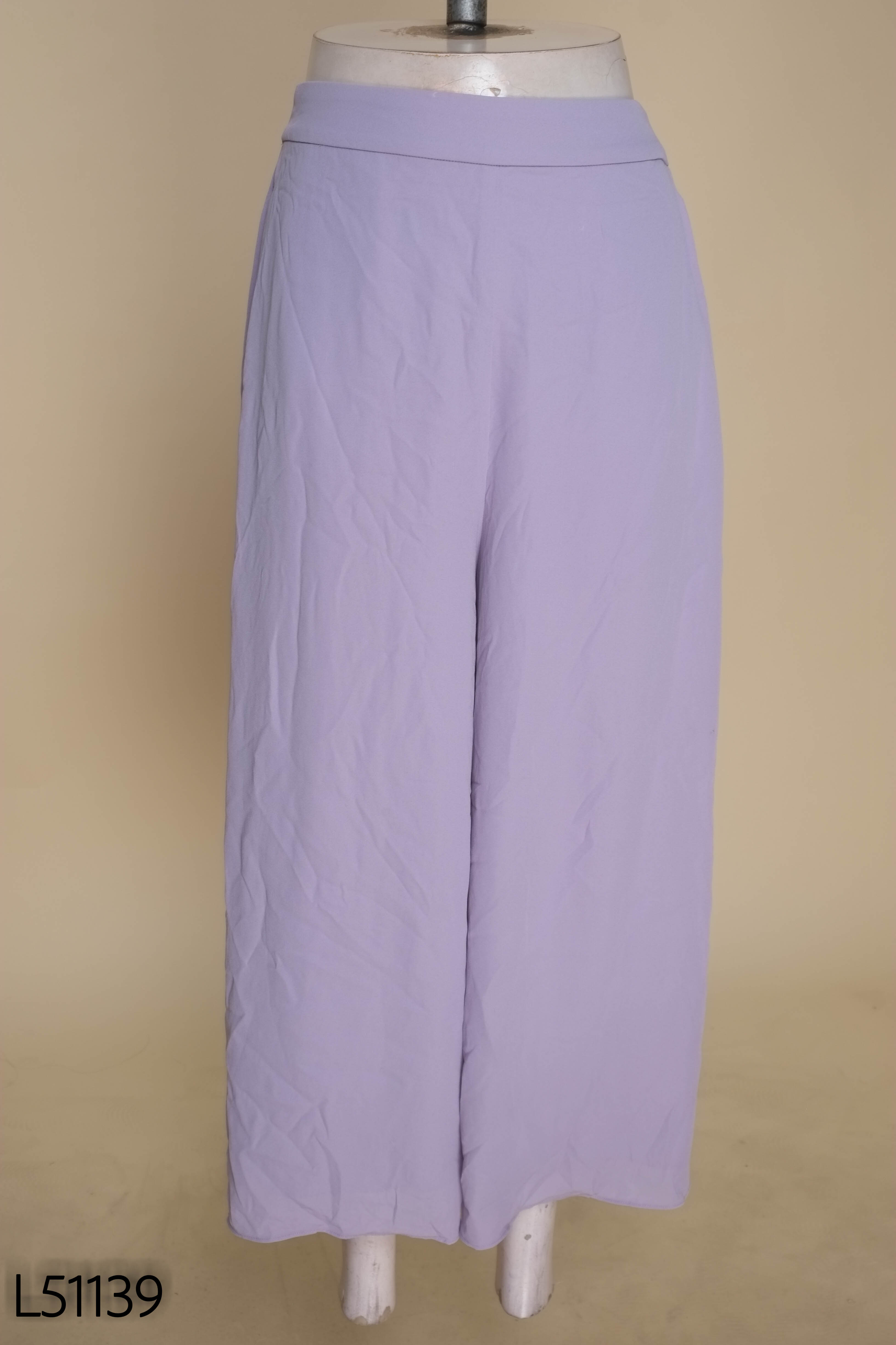 Quần suông tím UNIQLO