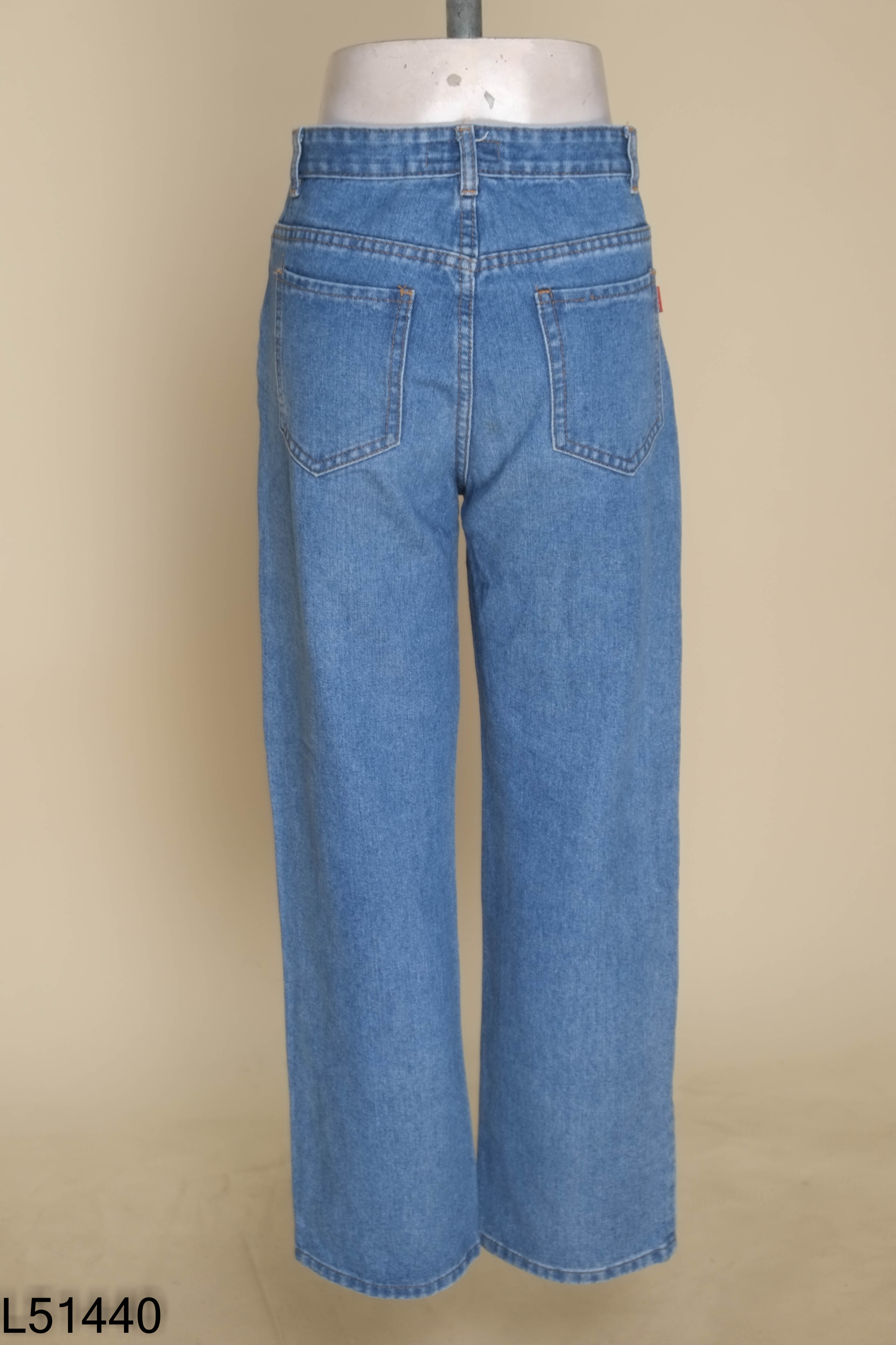 Quần ADO JEANS xanh suông