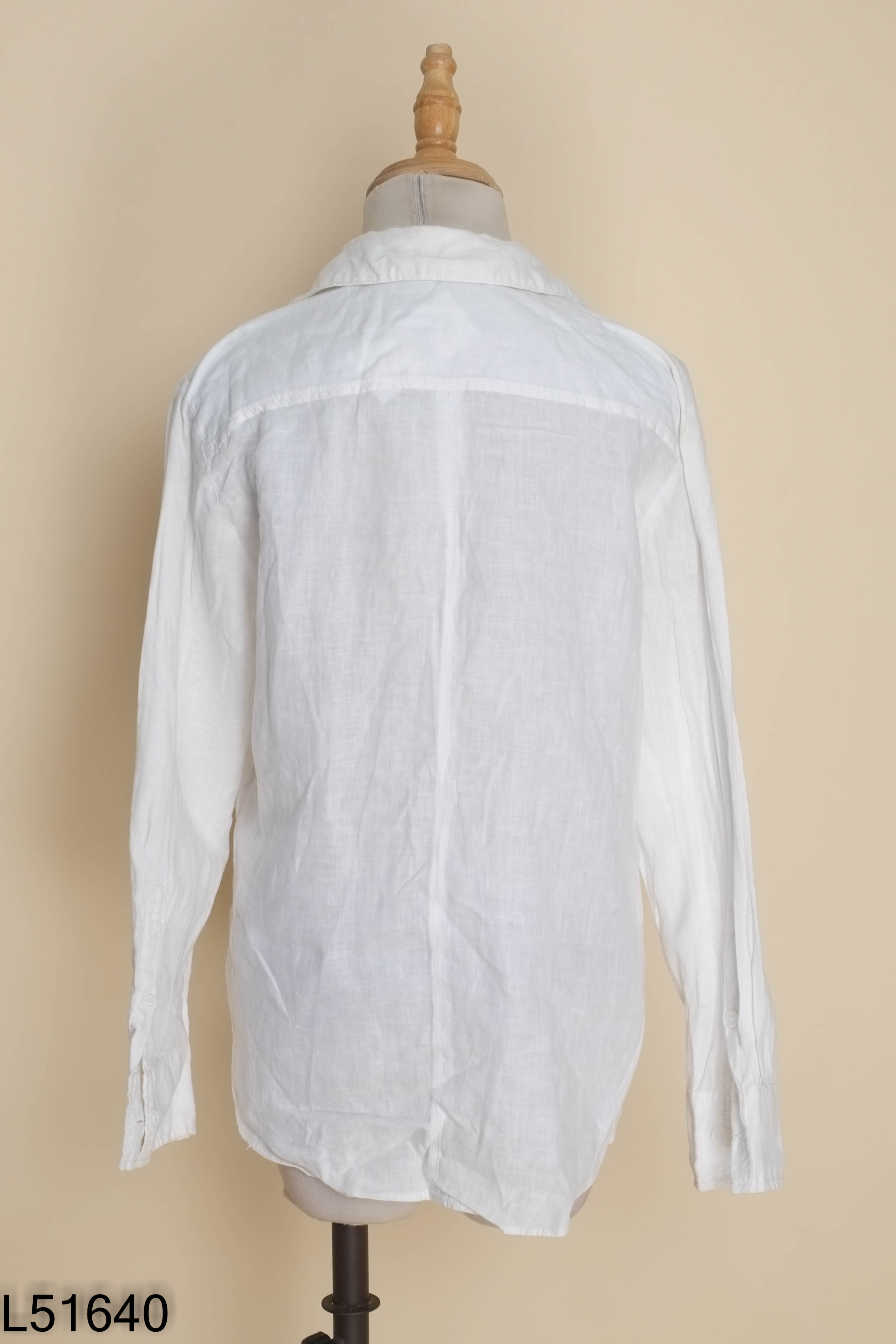Áo sơ mi trắng linen ZARA