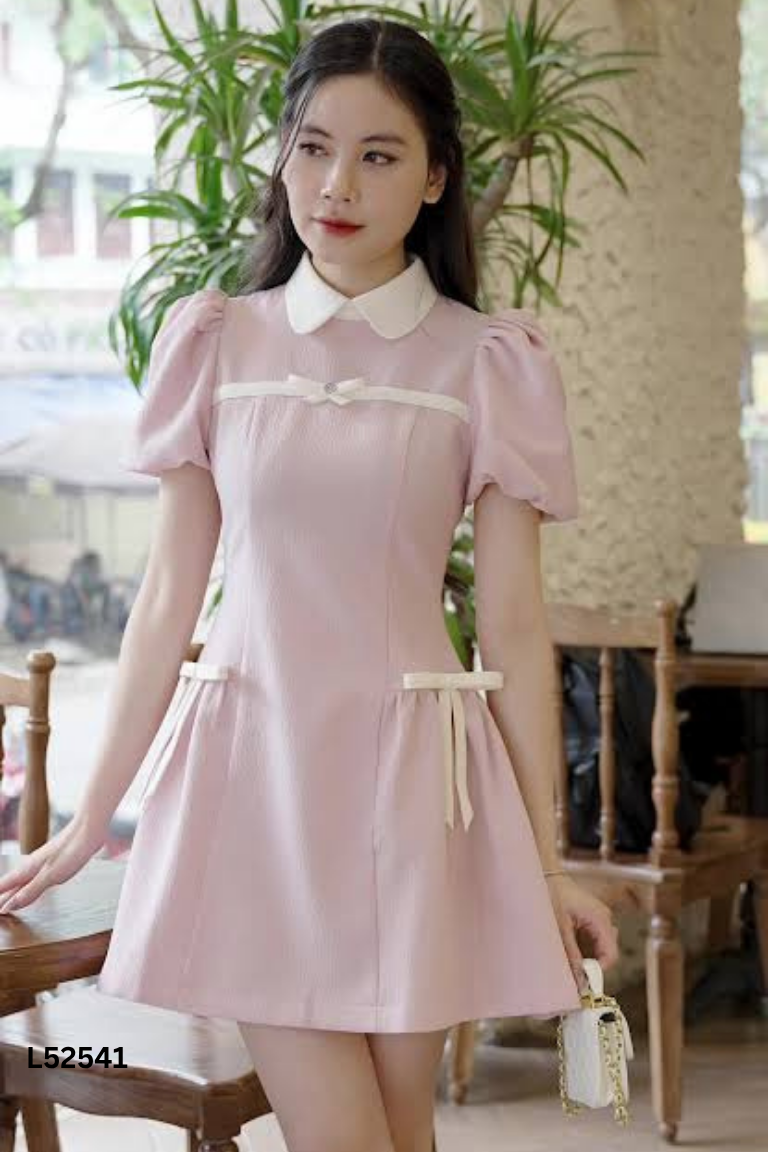 Váy JM hồng sữa