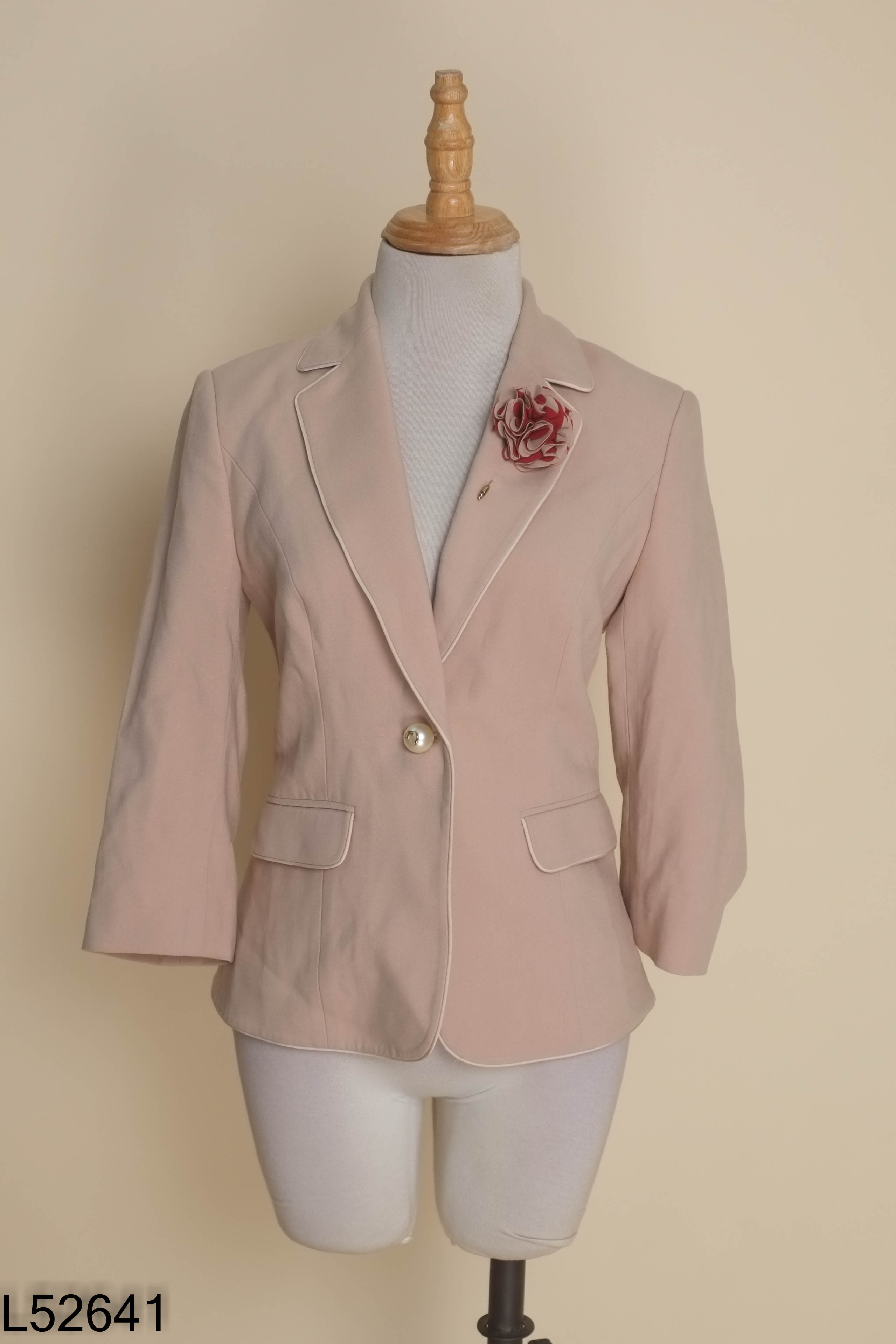 Áo vest CHIC-LAND be đính hoa