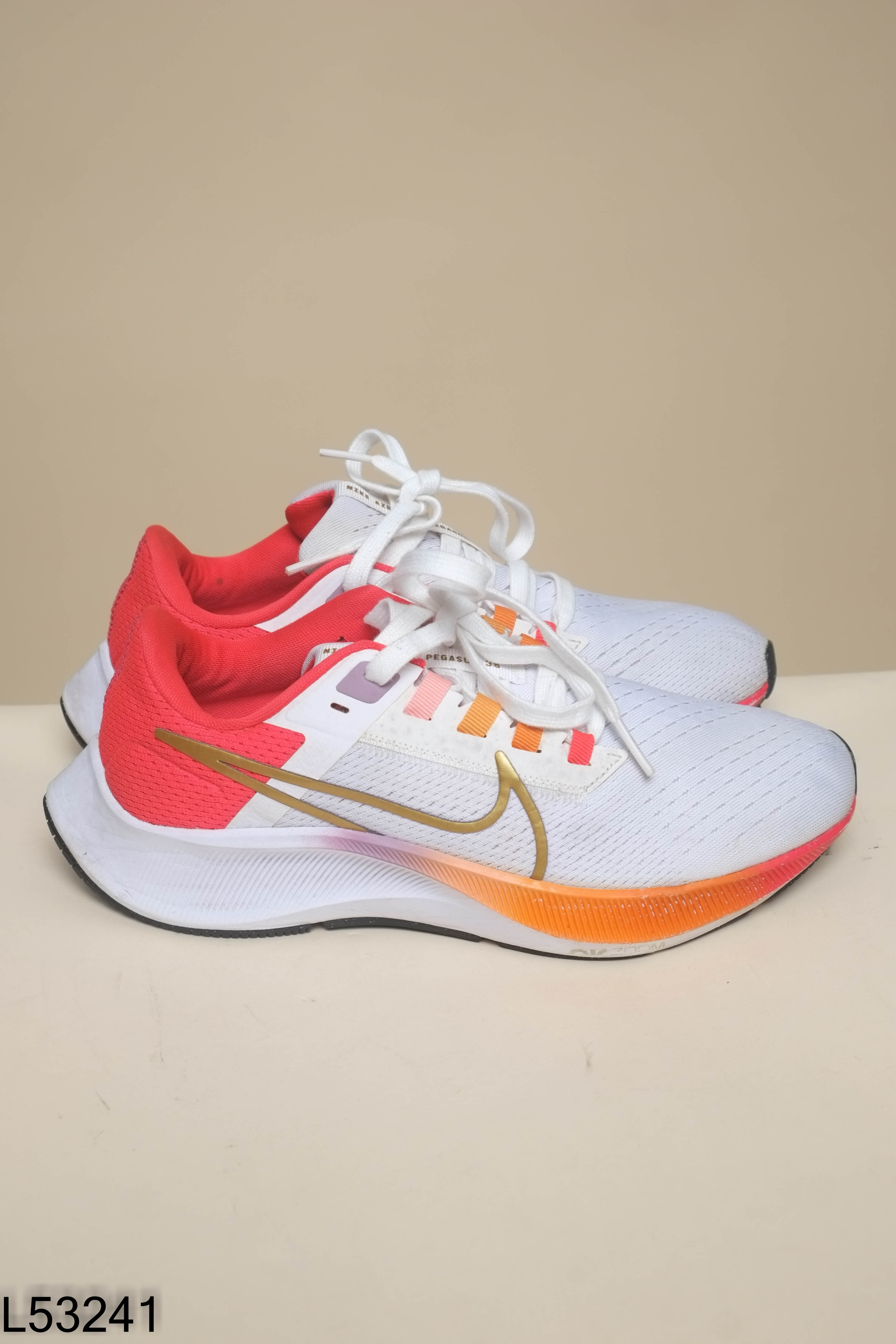 Giày thể thao NIKE trắng mix hồng đỏ