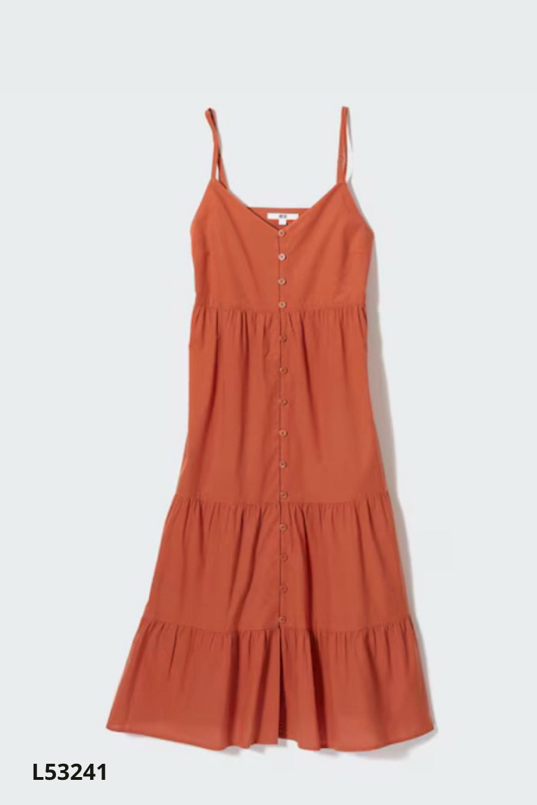 Váy UNIQLO nâu cam