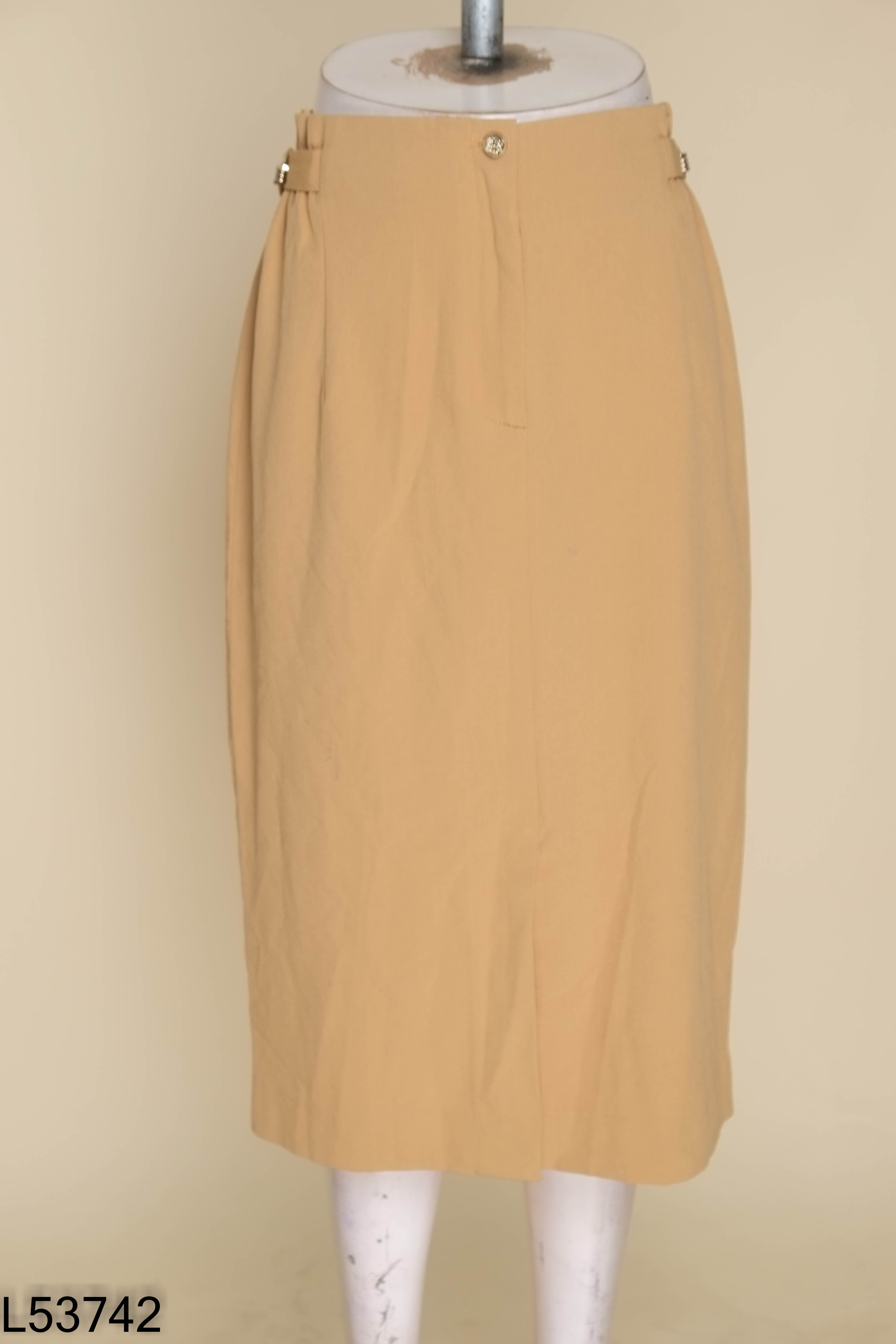 Chân váy nâu IVY MODA trơn xẻ