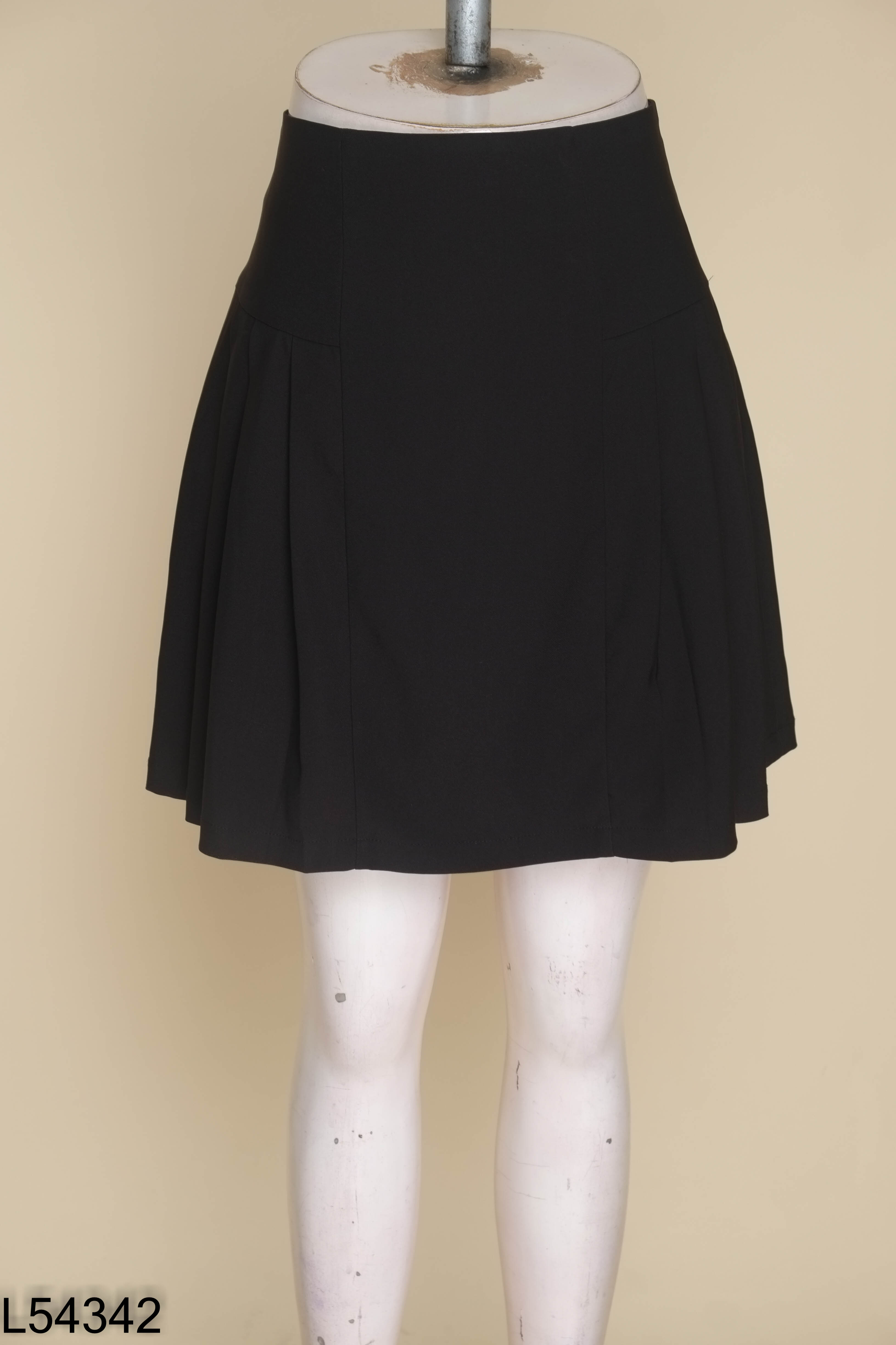 Chân váy ADORE DRESS đen xếp ly
