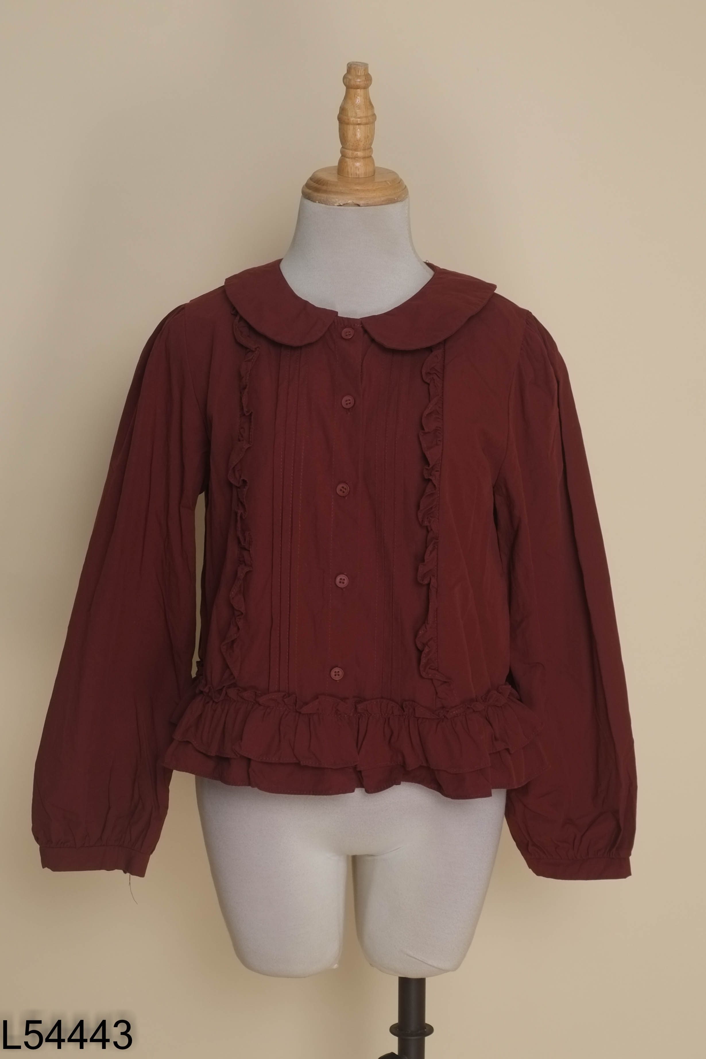 Áo babydoll đỏ bèo