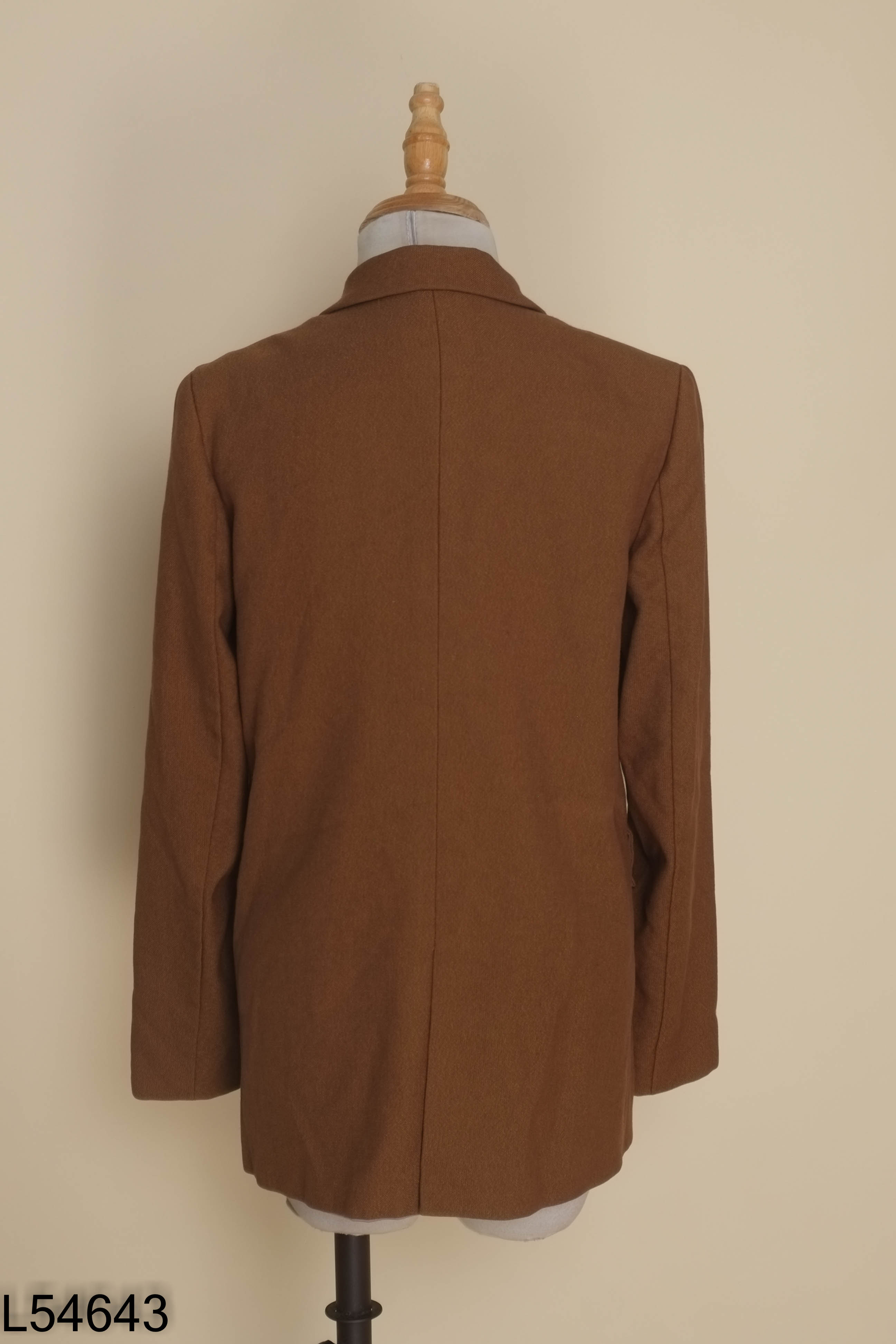 Áo blazer BỐNG DESIGN nâu trơn