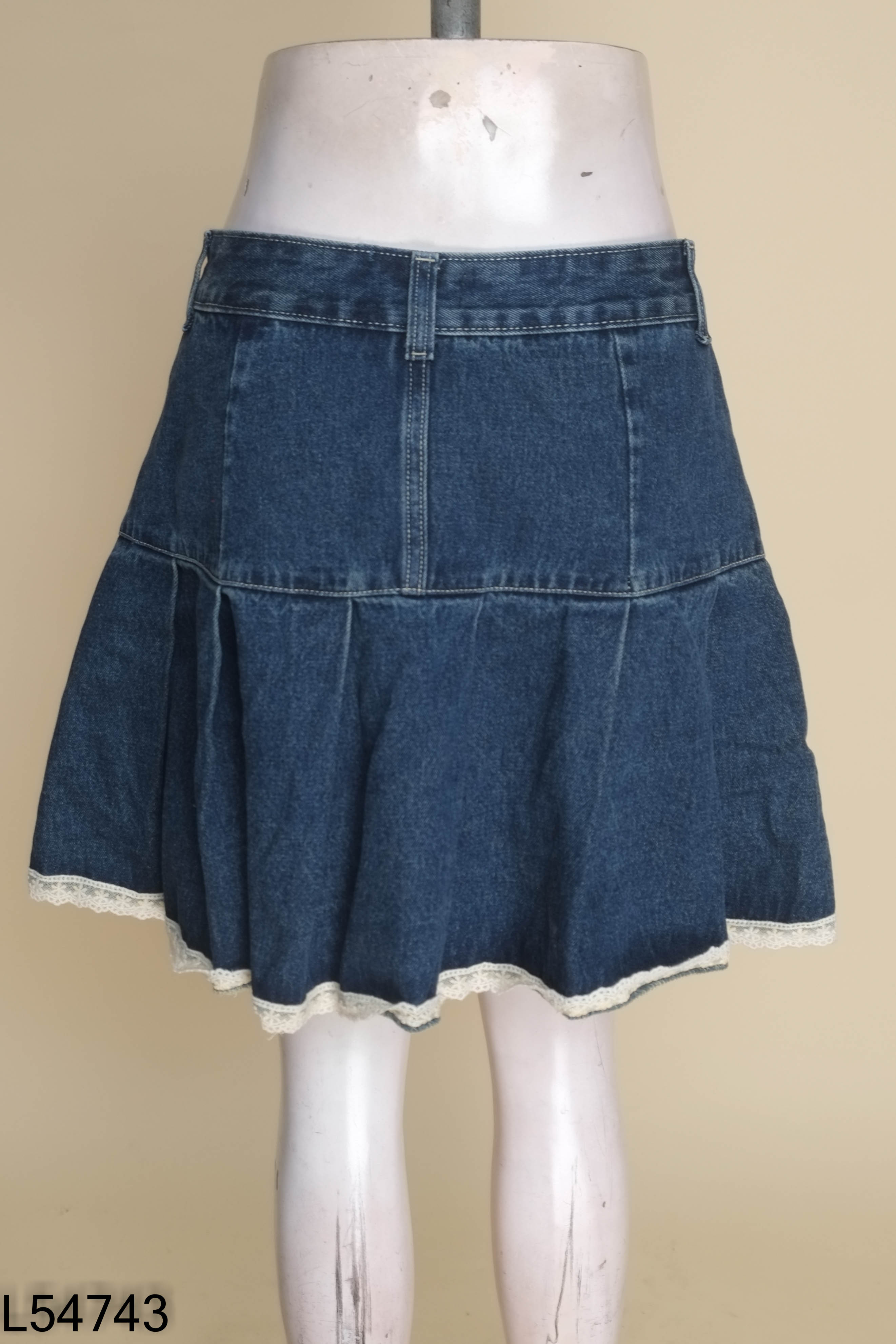 Chân váy BU YOUNG jeans xanh