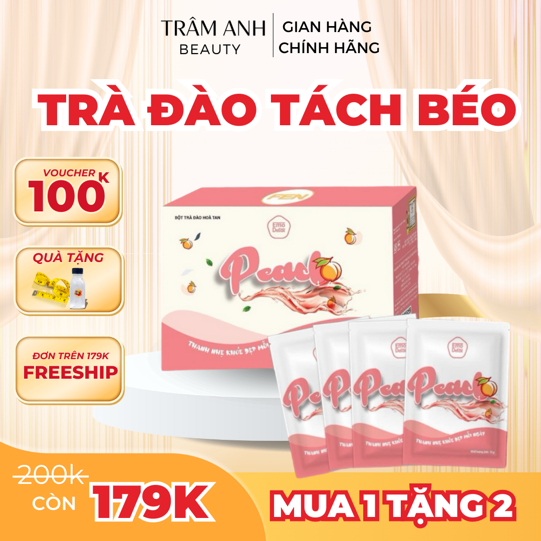 TRÀ ĐÀO TÁCH BÉO EMODETOX