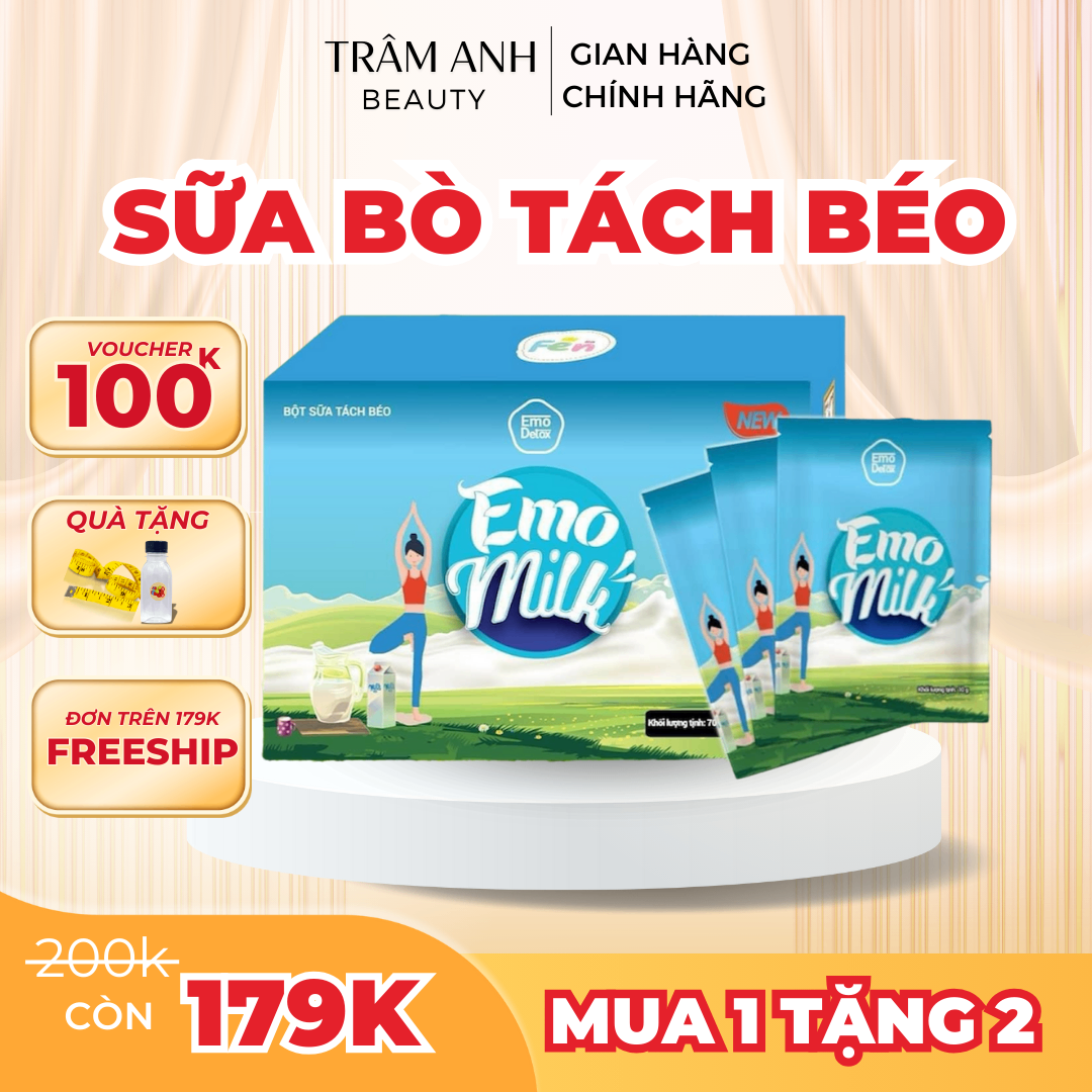SỮA BÒ TÁCH BÉO EMODETOX