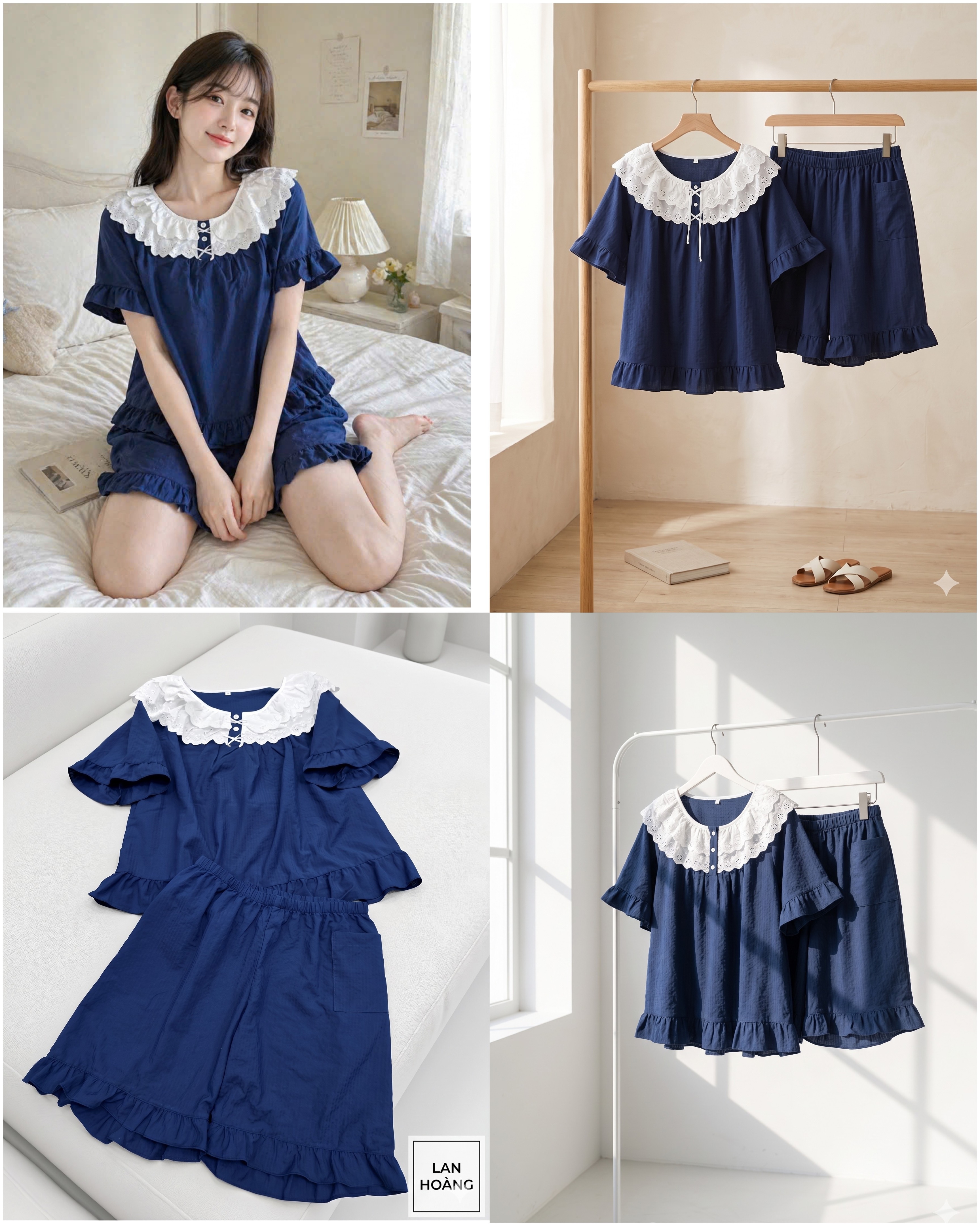 : Set Ulala cổ bèo Xuất Hàn Dư Xịn 16379