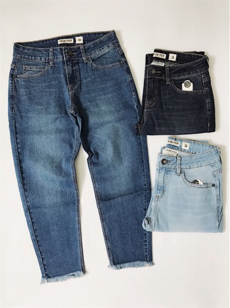 Jean Lỡ Sneak Peek 3 Màu - Xanh Đen- Size 5