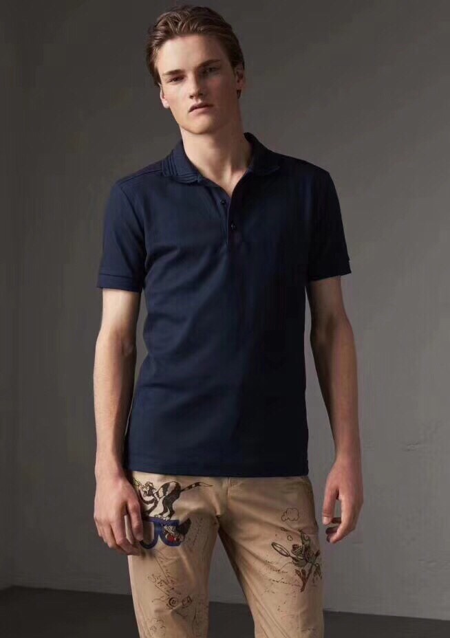 Phông nam Burberry Polo Dư Xịn - M - (SALE)