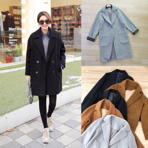 Khoác Dạ Mixxo Xuất Hàn Dư Xịn - Nâu đậm - 55 - (SALE)