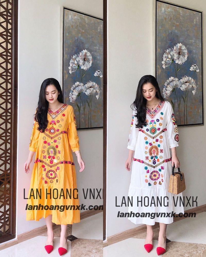 Váy Trễ Vai Dây Chéo Cổ Tay Bồng HARIQUEEN - Đầm Trắng Vintage Tiểu Thư  Phong Cách Hàn Quốc | Shopee Việt Nam