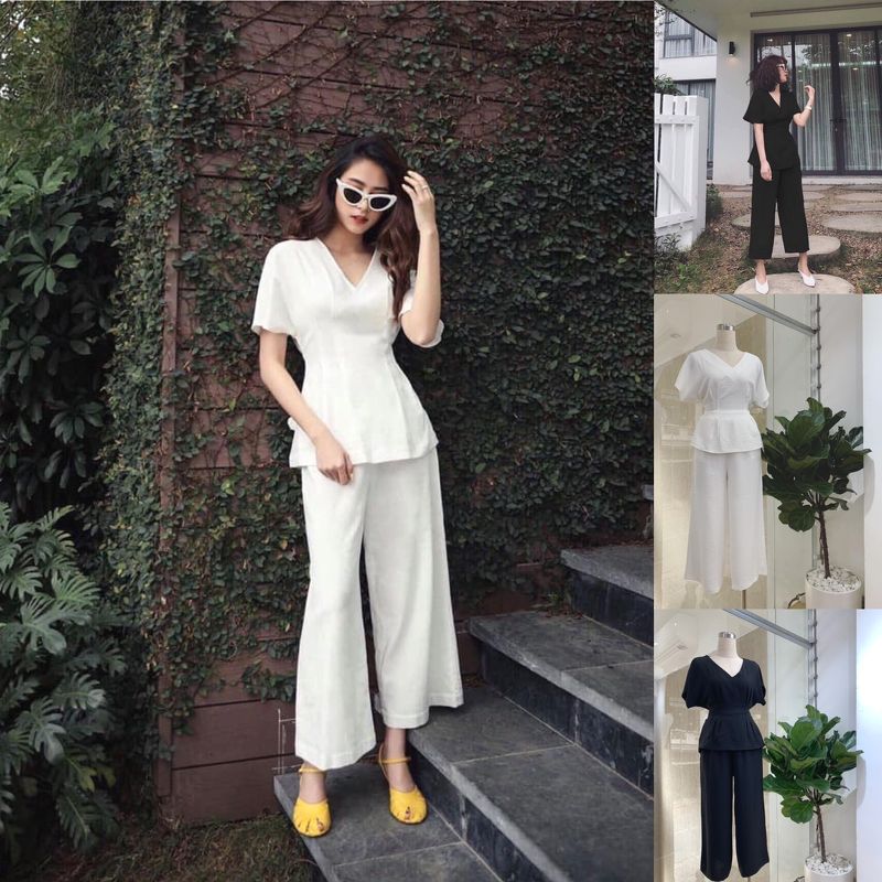Set Bộ Đũi Lụa MNG - Trắng - S