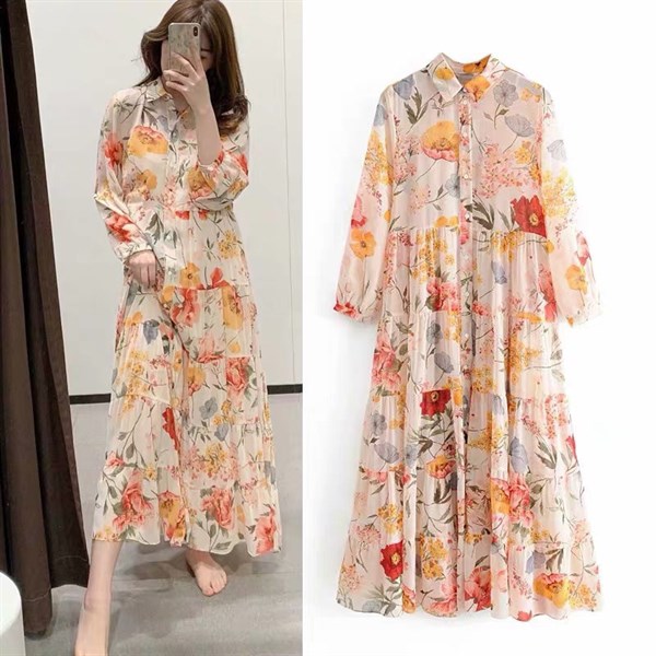 Váy Hoa Dài Tay Zara giá rẻ Tháng 3,2024|BigGo Việt Nam