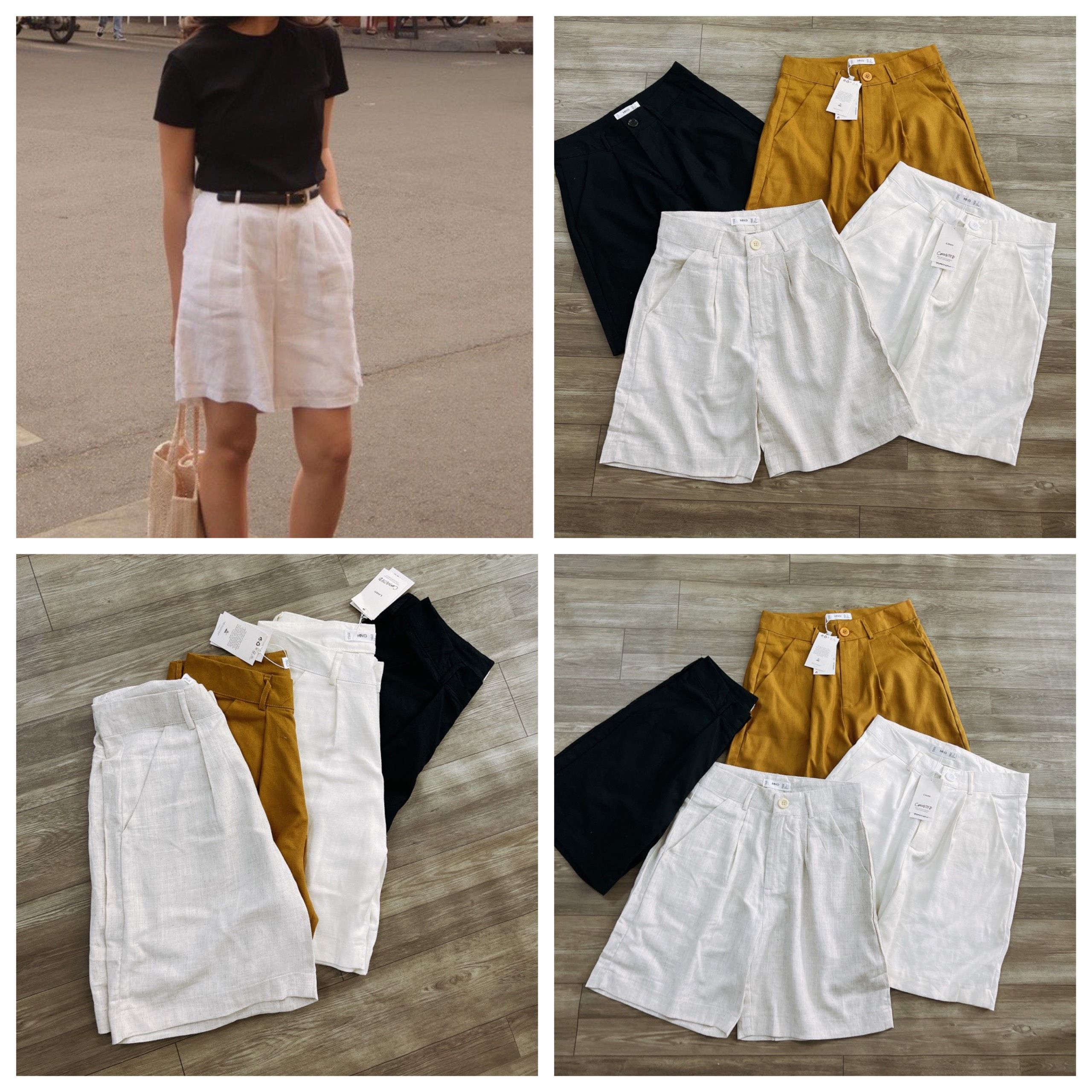 Short Linen MNG  Dư Xịn