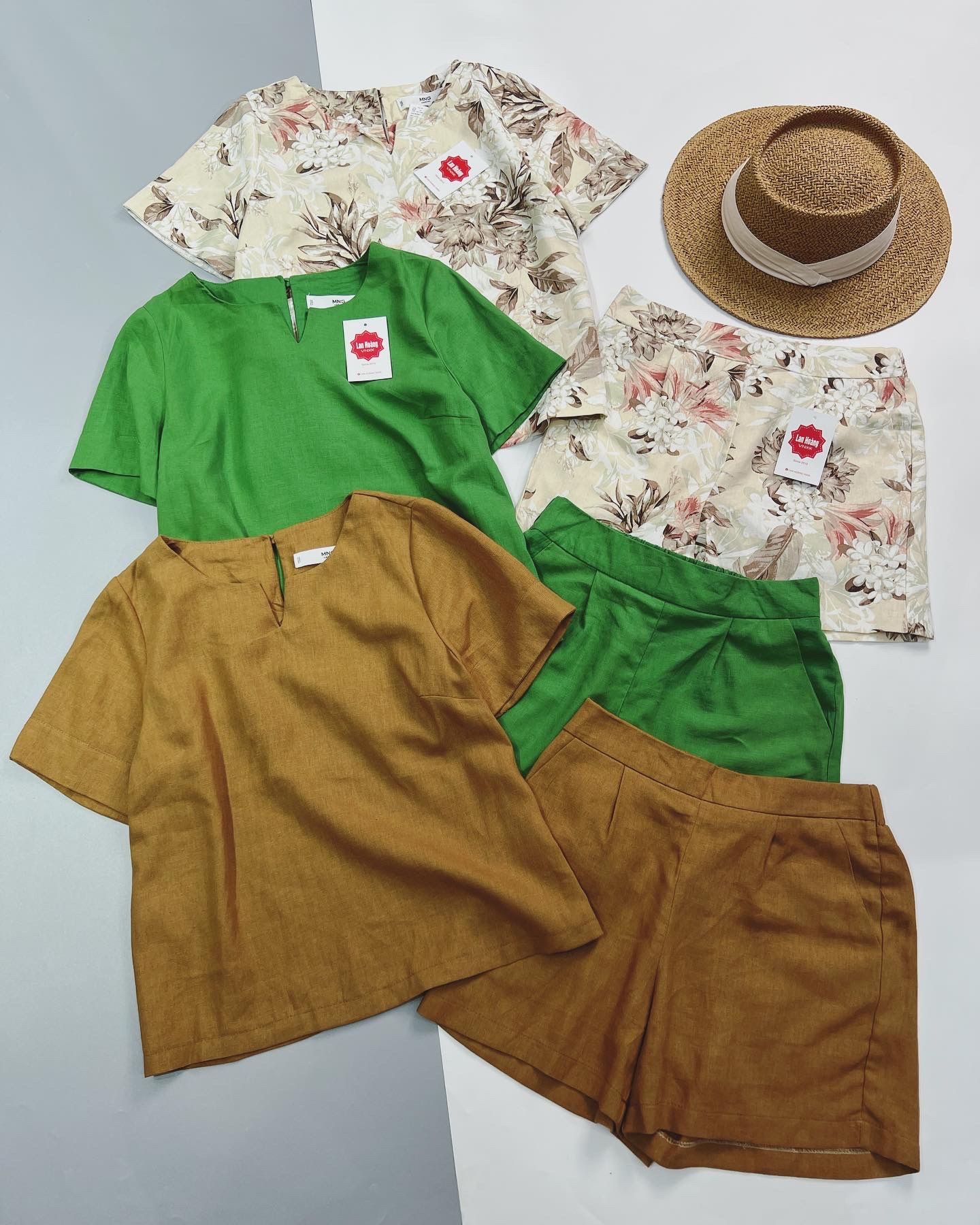 Set Bộ (Áo Cộc Quần Short) MNG Linen