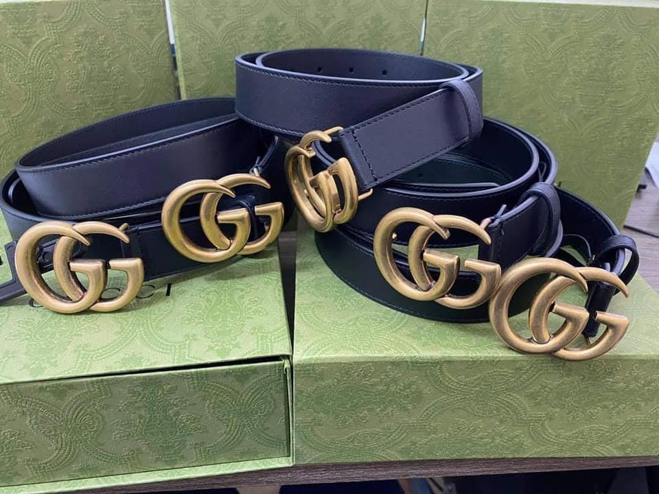 Belt GU*CCI Bản 3Cm