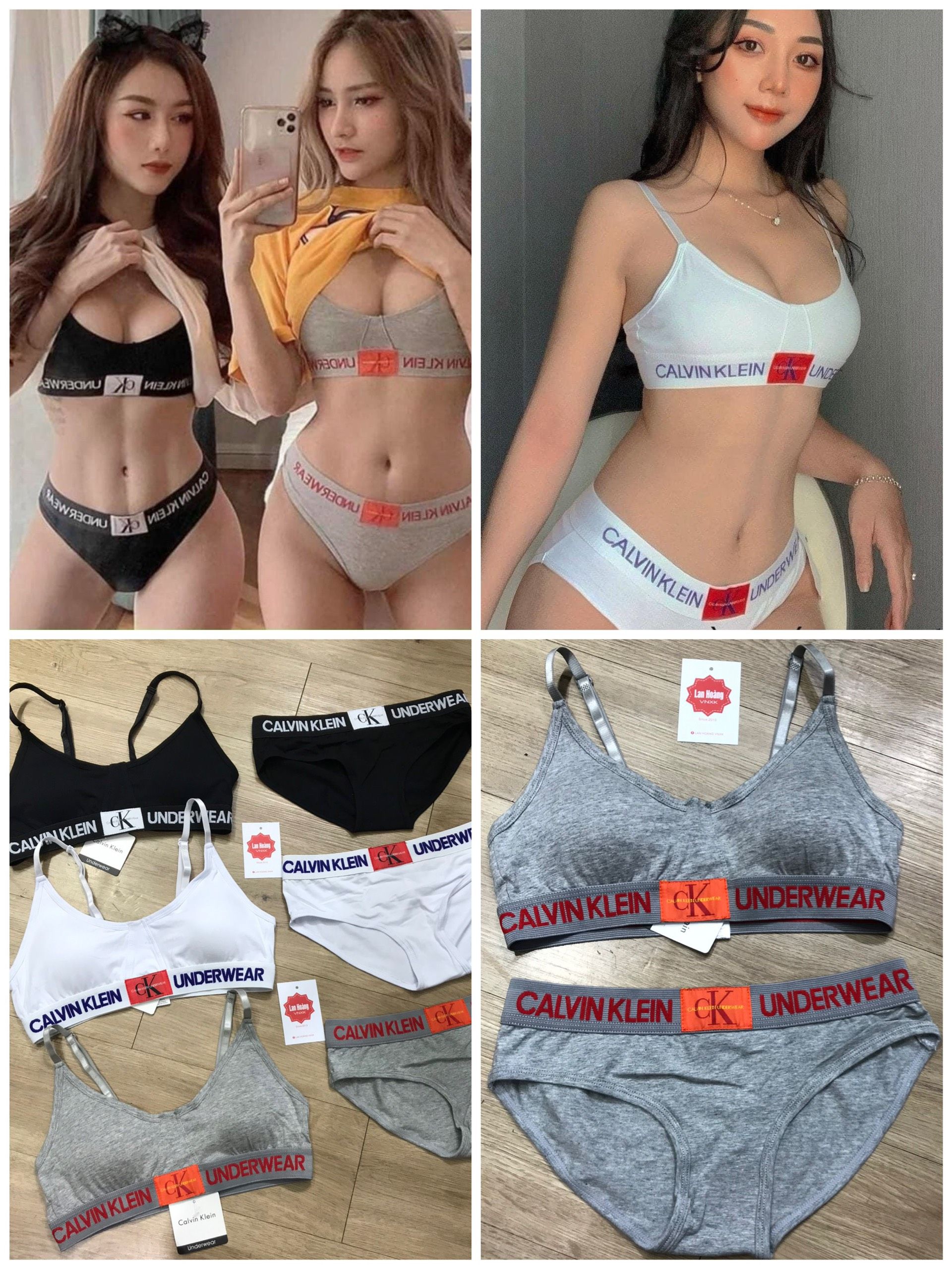 Set Bra CK Dư Xịn (3 Màu)