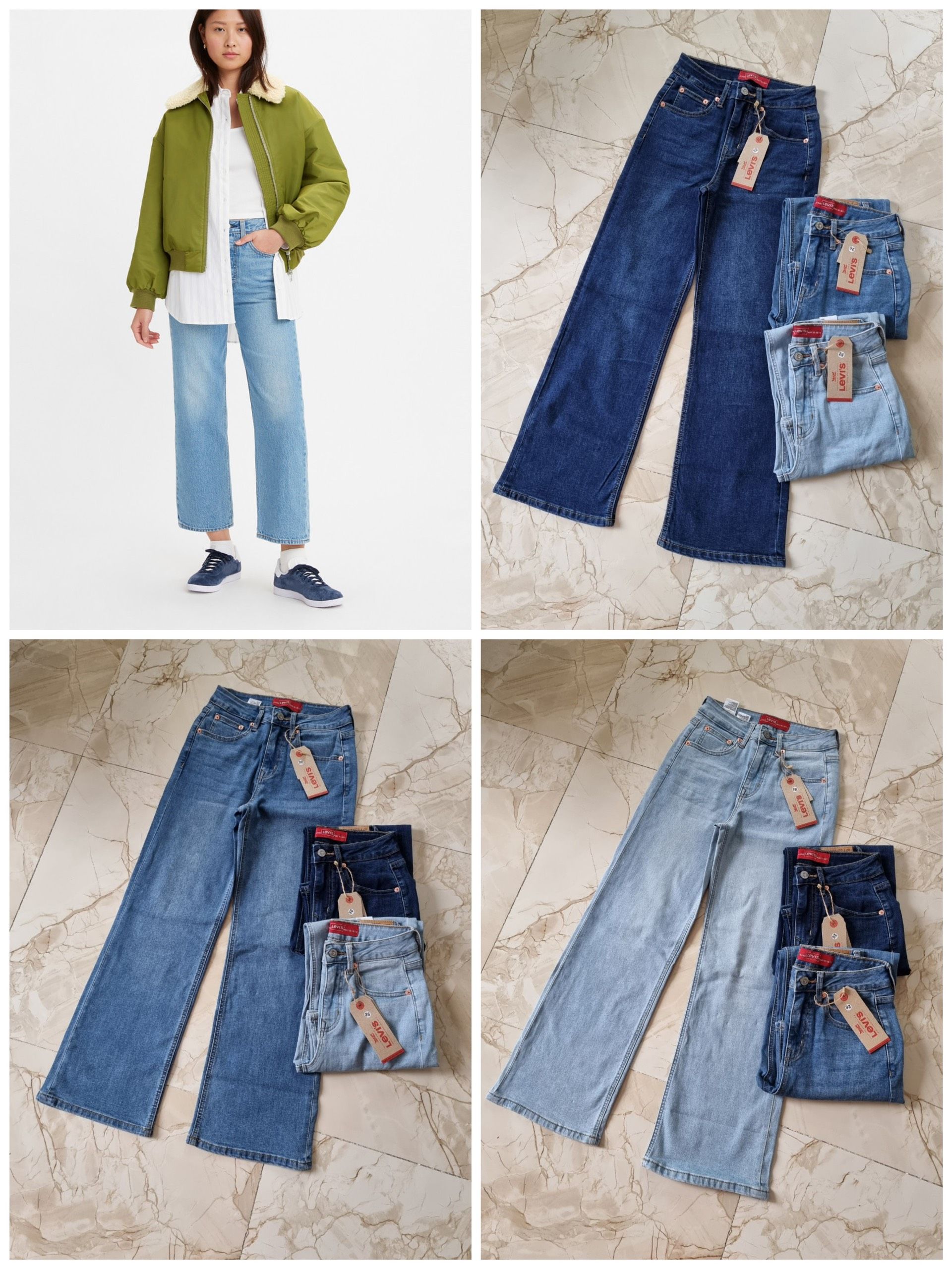 Culottes Jean Levis Dư Xịn