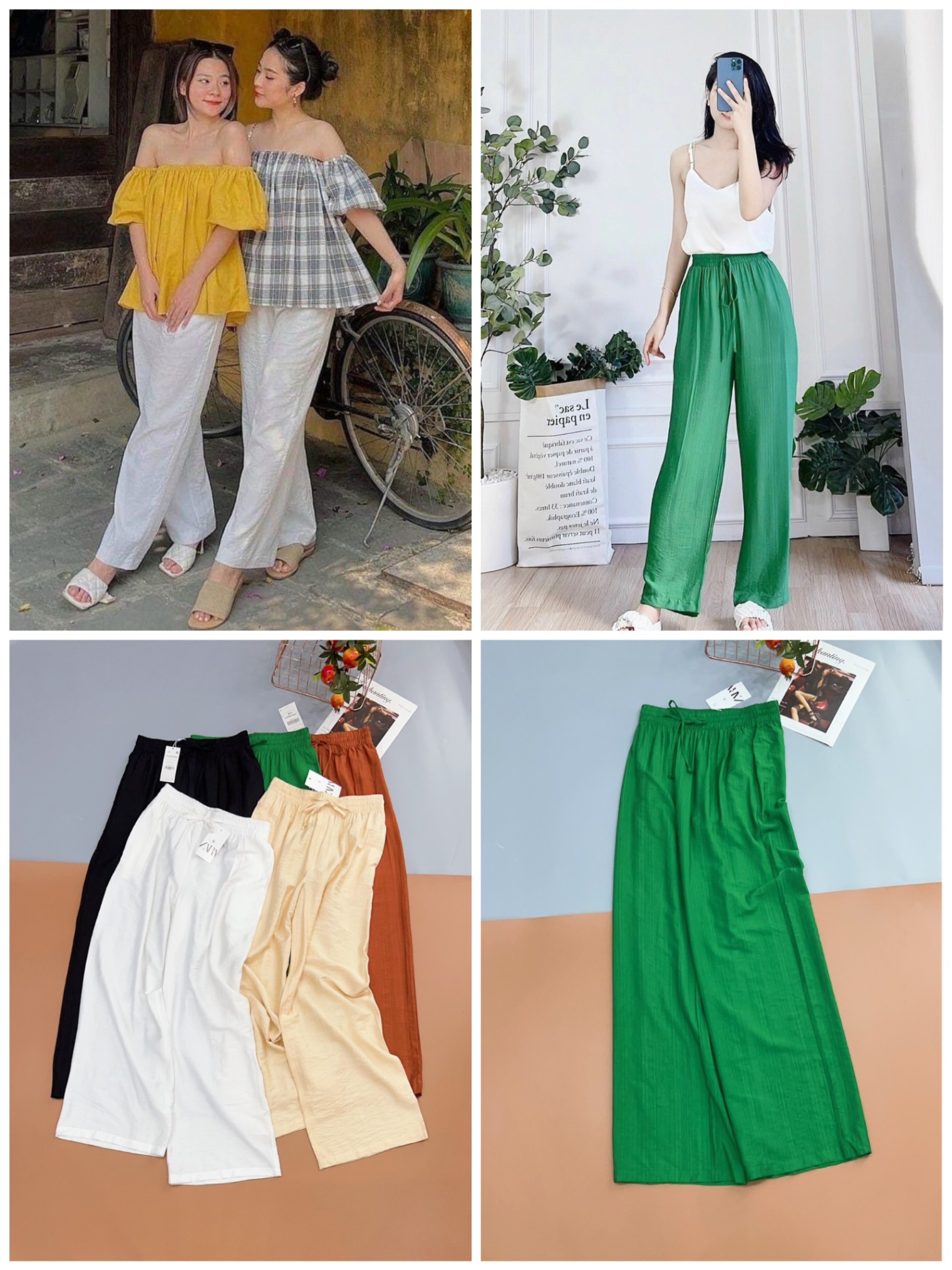 Culottes ZR Đũi Chun cạp 12941